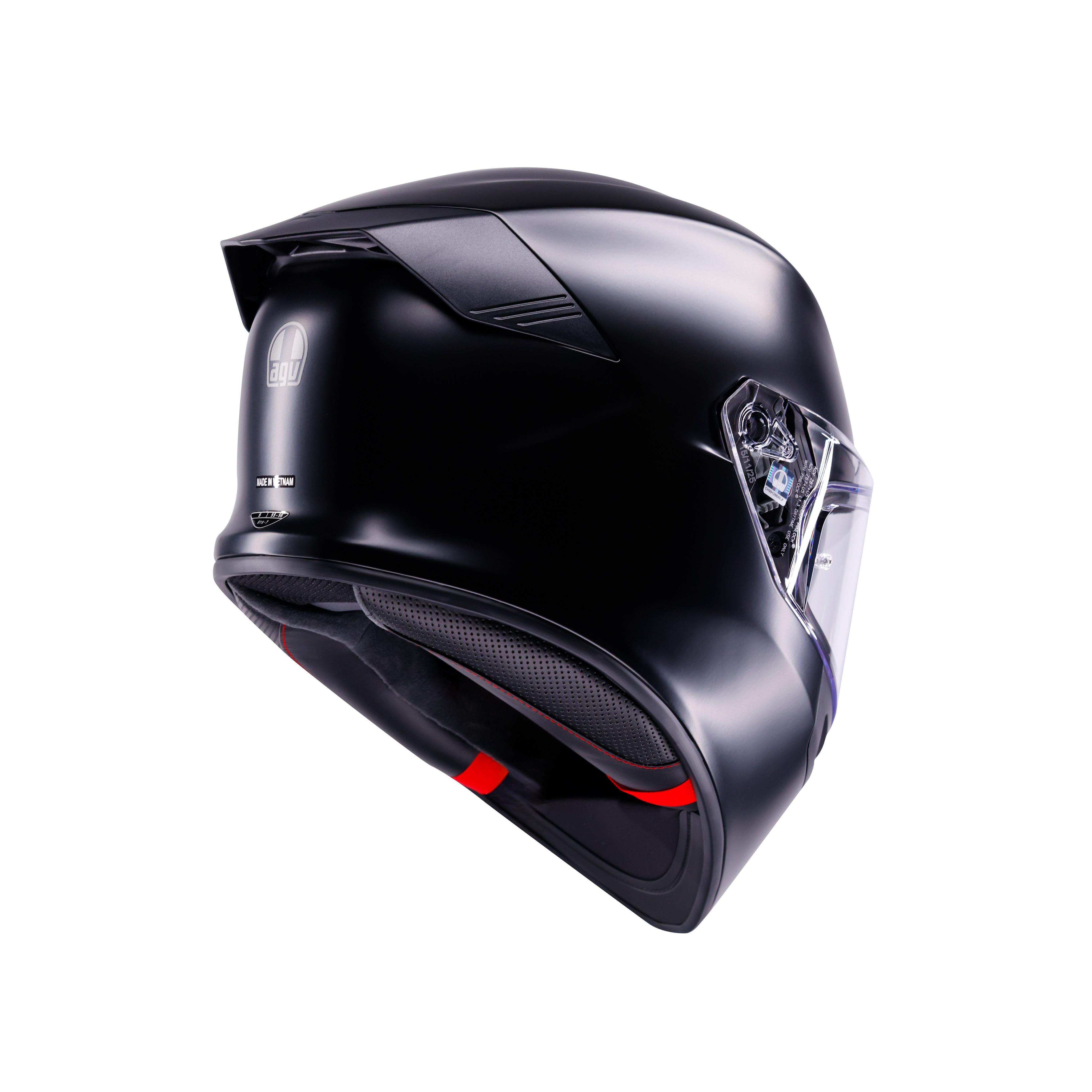 K5 MONO MATT BLACK - FULL-FACE MOTORCYCLE HELMET E2206 -  - 4