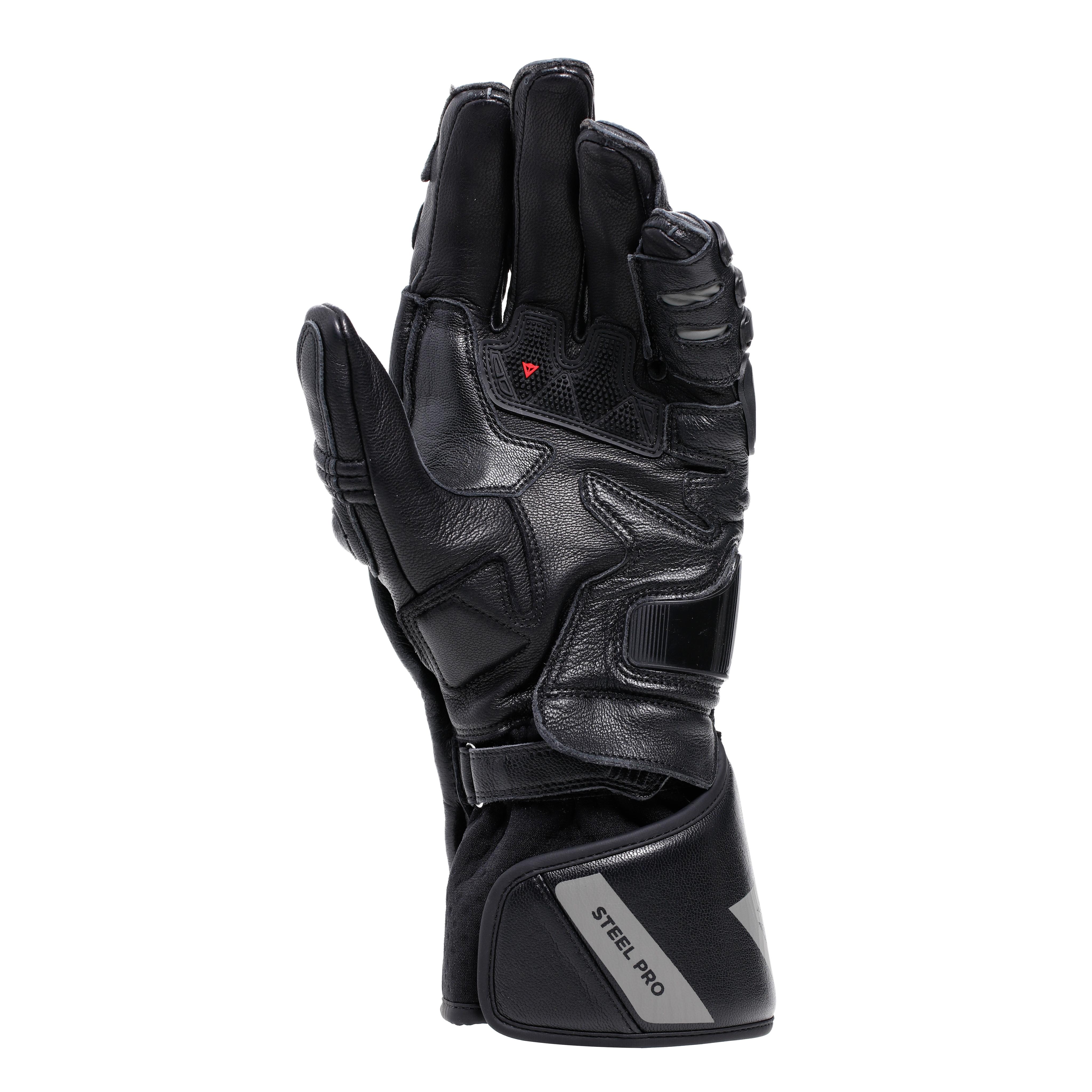 バイクウェア・装備 Dainese Racing Gloves L STEEL PRO STEEL-PRO - MEN'S MOTORCYCLE LEATHER GLOVES | BLACK/ANTHRACITE