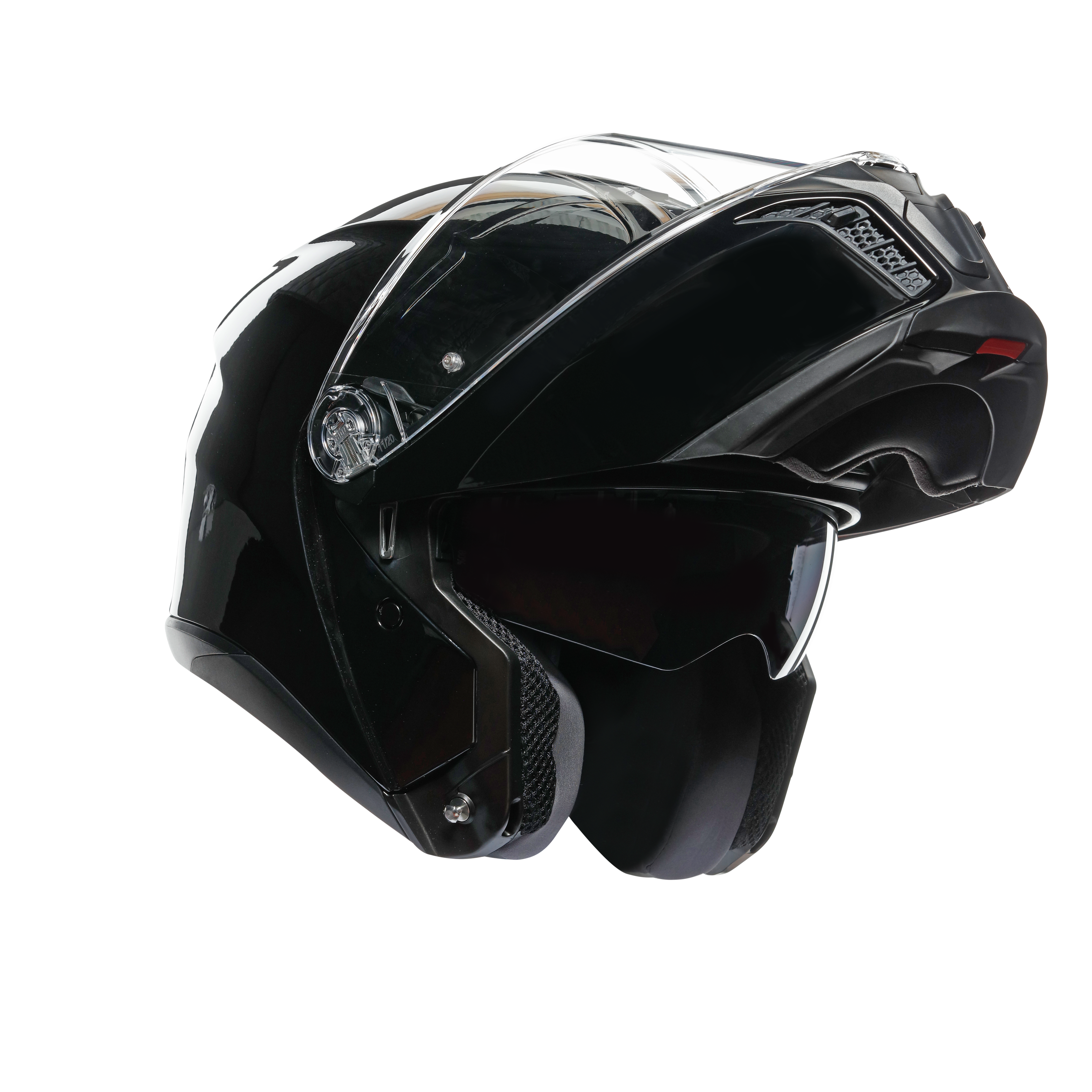 TOURMODULAR BLACK - MOTORBIKE FLIP UP HELMET E2206 -  - 11