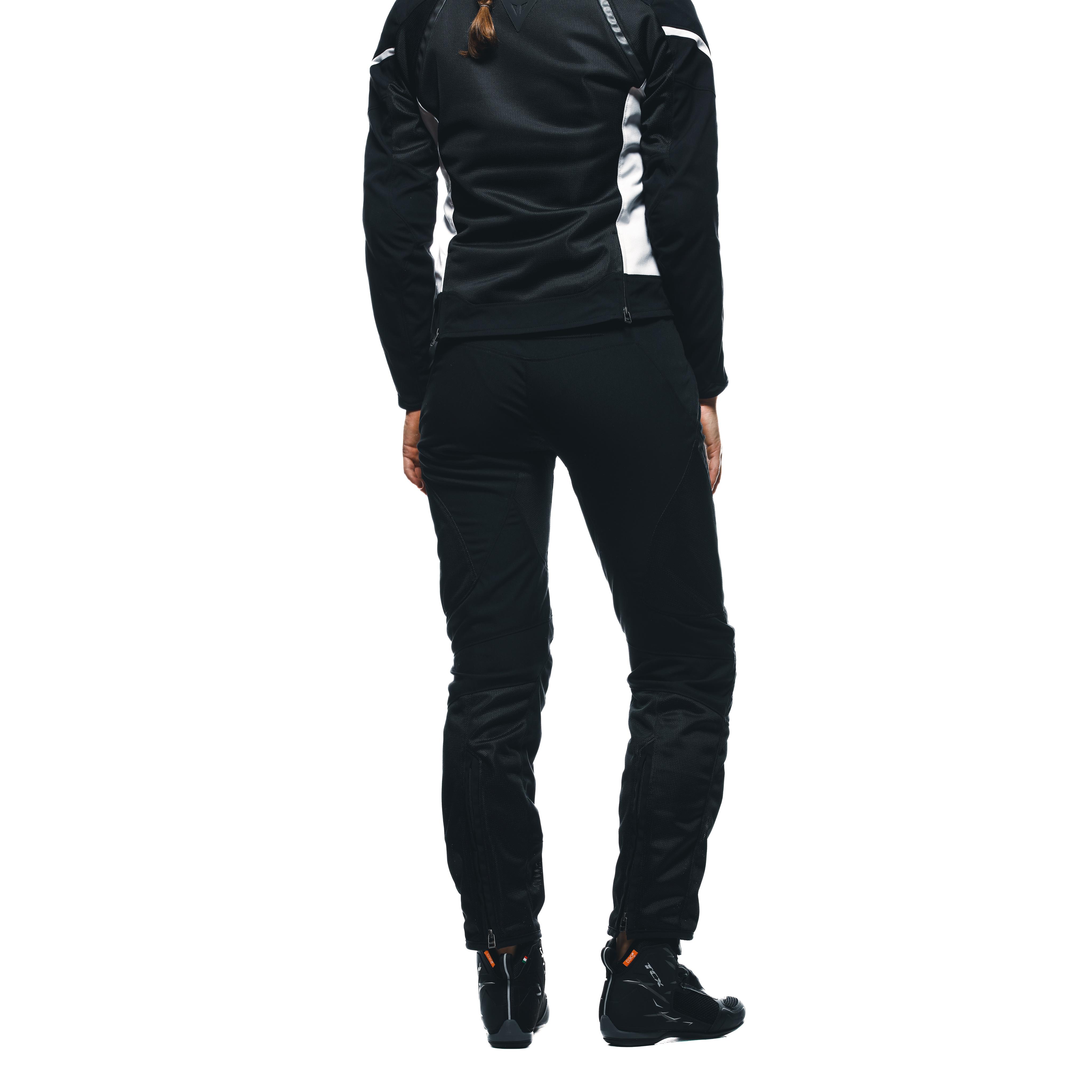 DRAKE 2 SUPER AIR - WOMEN'S SUMMER MOTORCYCLE PANTS IN FABRIC - BLACK/BLACK - 6