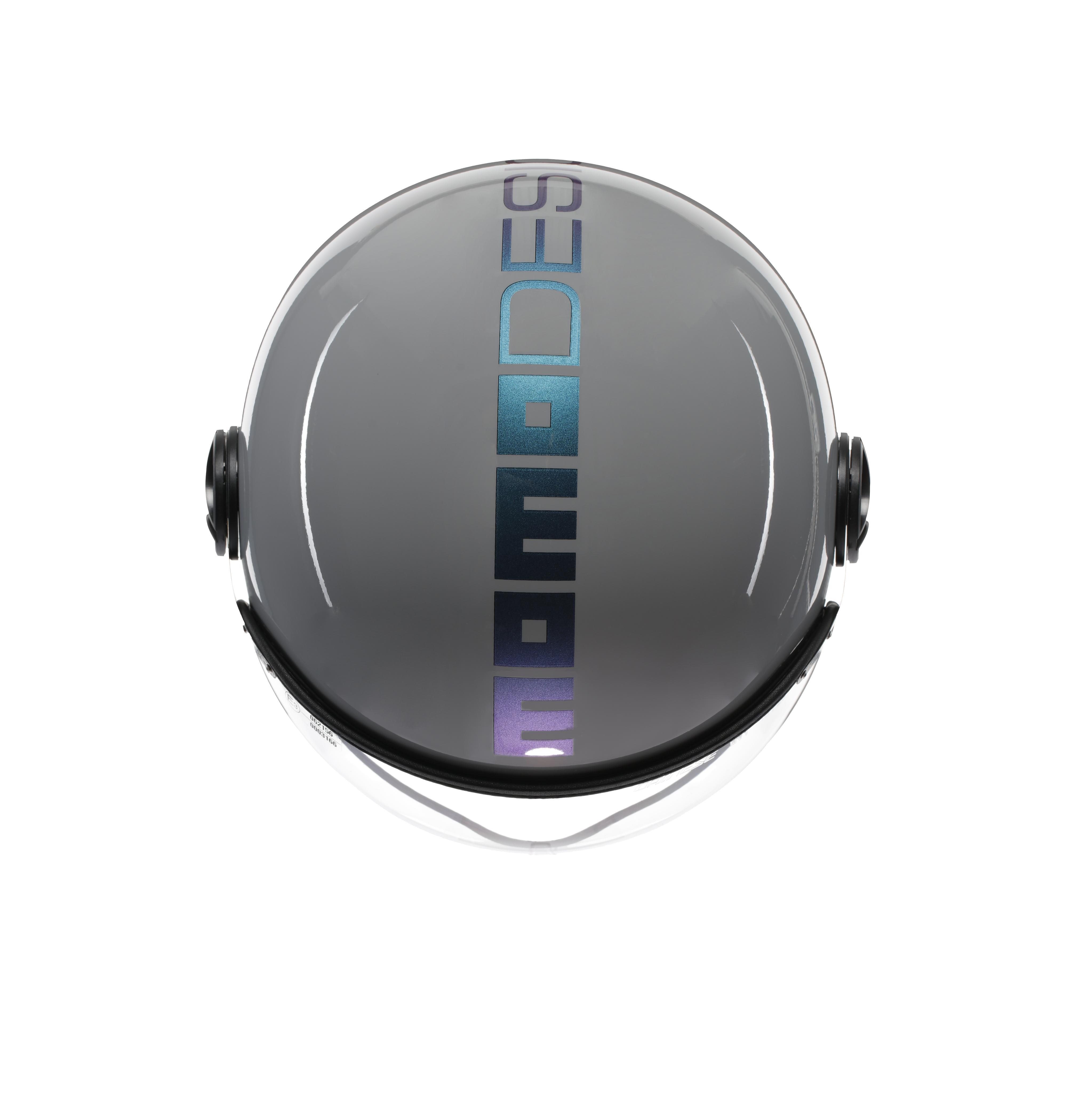 MOMODESIGN FGTR CLASSIC FLIP BLAU / FUCHSIA - JET-HELM MIT VISIER E2206 -  - 6