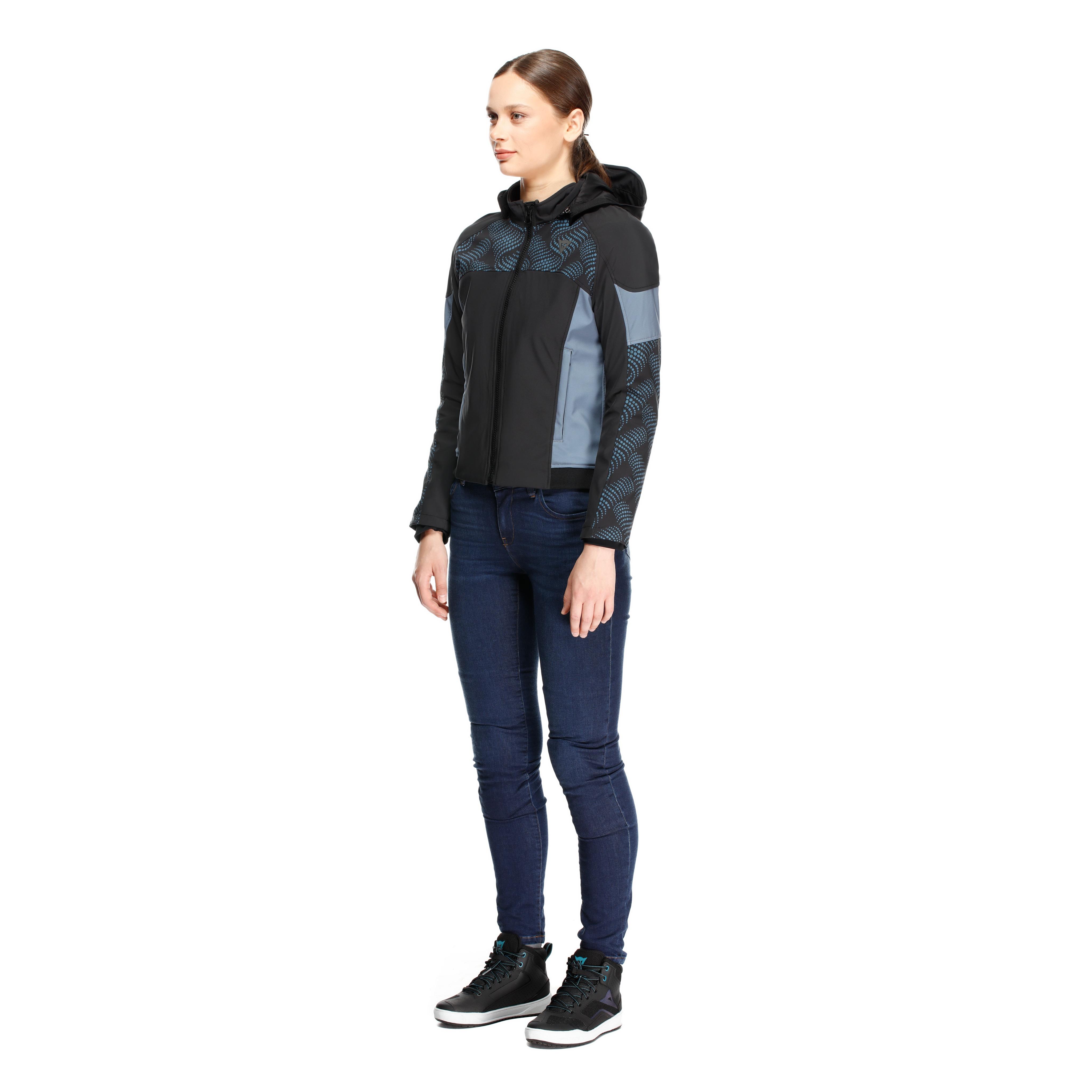 IGNITE 2 - WOMEN'S MOTORCYCLE JACKET - BLACK/BLUE MIRAGE - 18