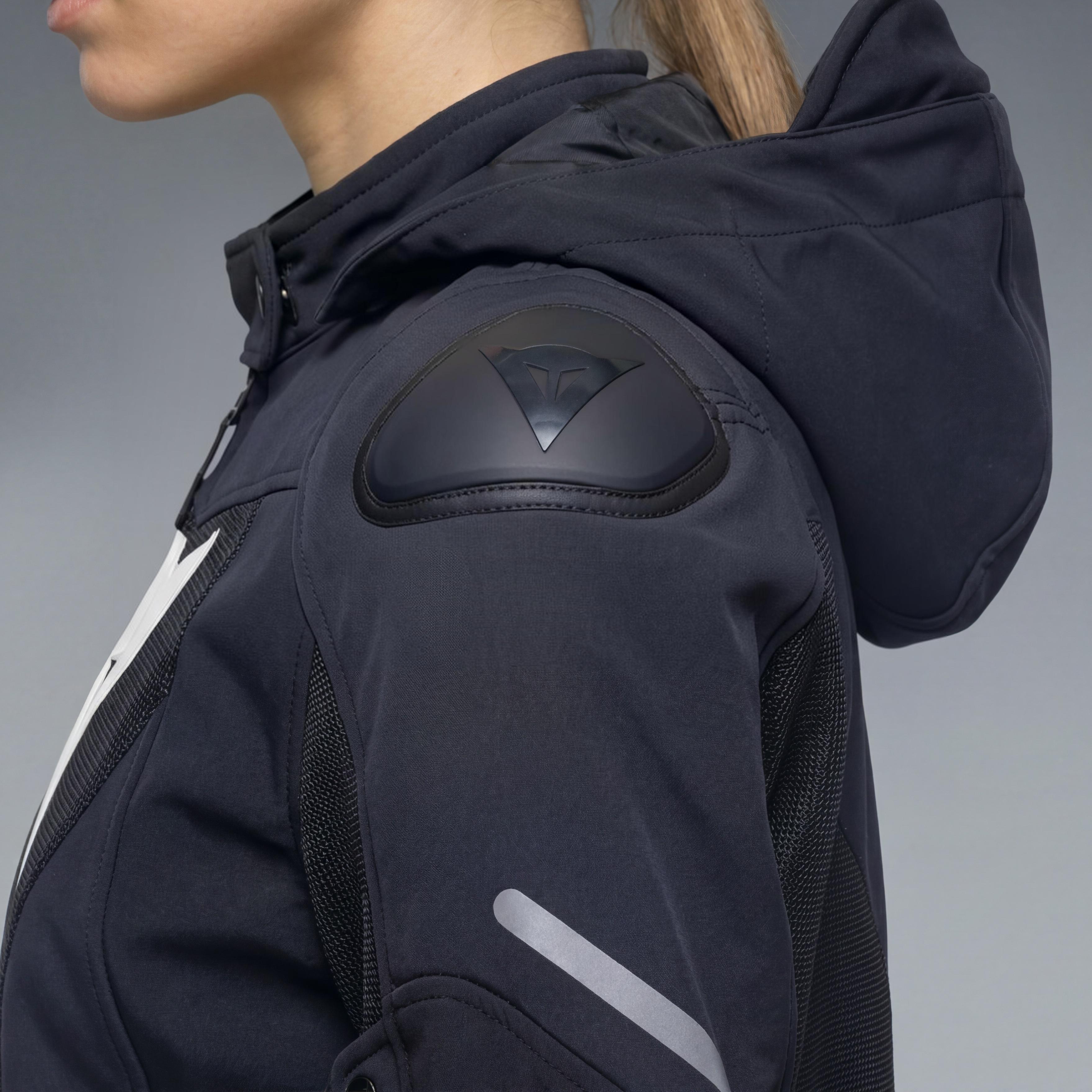 SUPER SPRINT AIR TEX - WOMEN'S SUMMER MESH MOTORCYCLE JACKET - BLACK/WHITE - 5