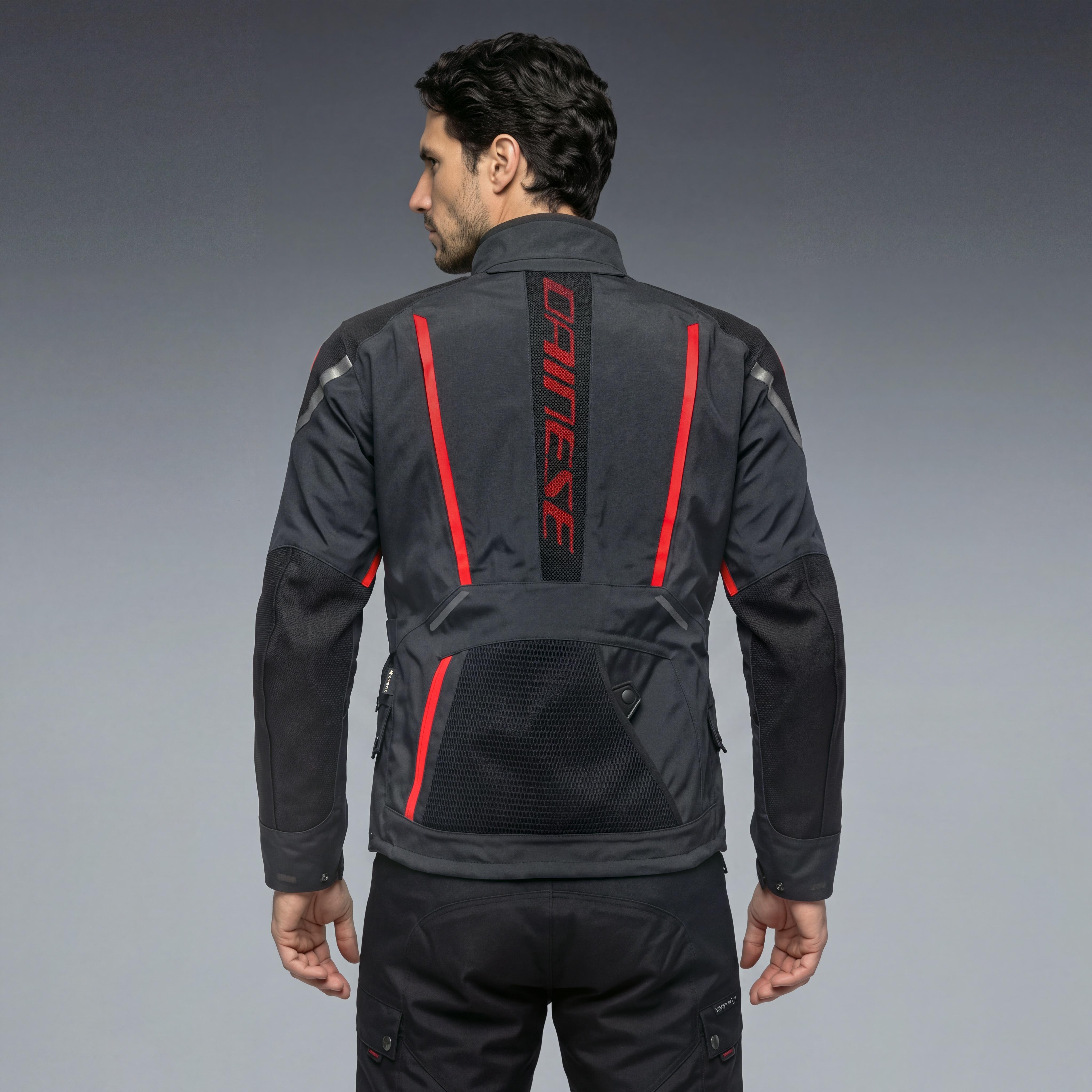 SUPER EXPEDITION - BLOUSON MOTO GORE-TEX HOMME - BLACK/RED - 4