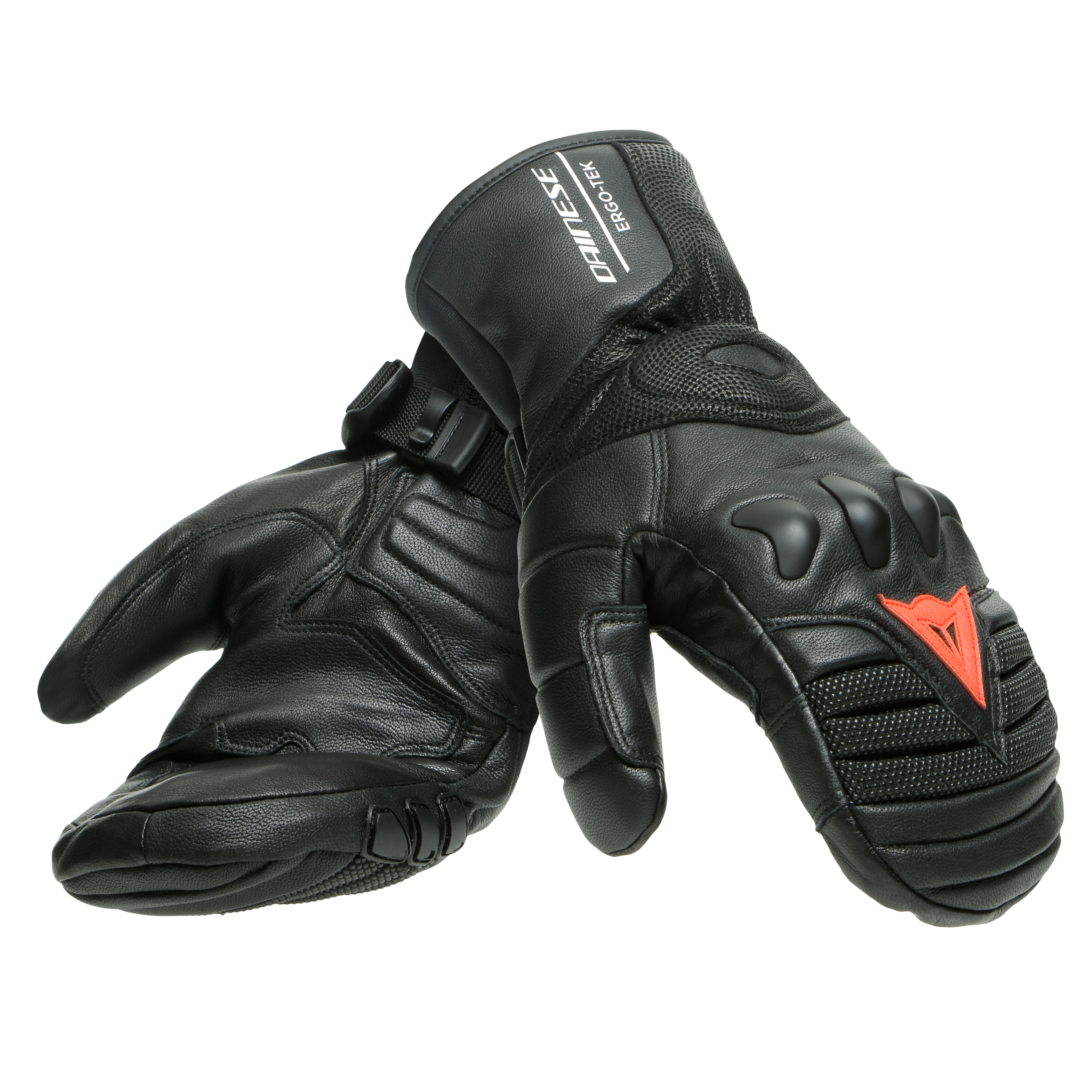 MEN'S HP ERGOTEK PRO SKI MITTENS - STRETCH-LIMO/HIGH-RISK-RED - 5