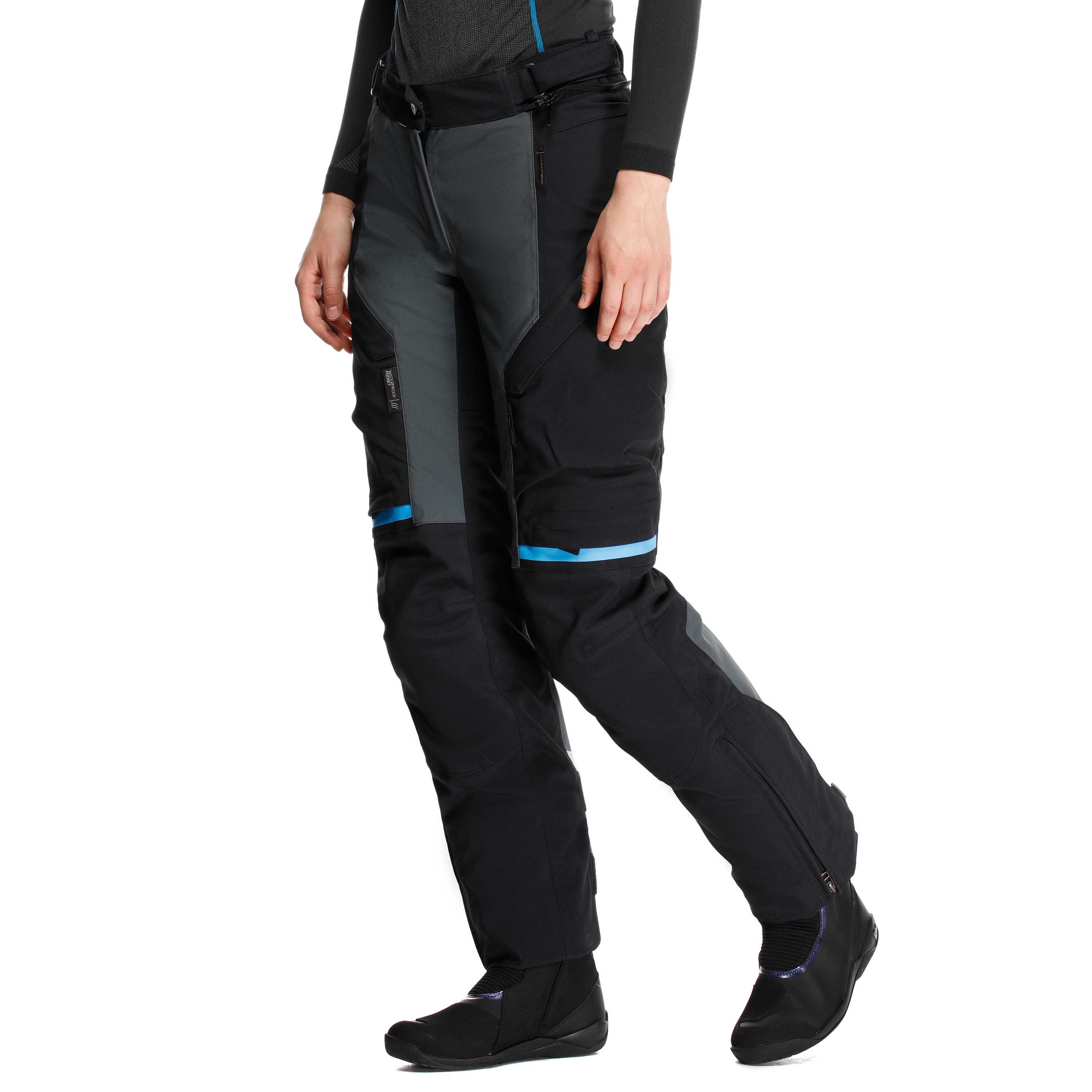 MANGEN ABS&Oslash;LUTESHELL&trade; PRO - WOMEN'S TOURING MOTORCYCLE PANTS - EBONY/BLACK - 3