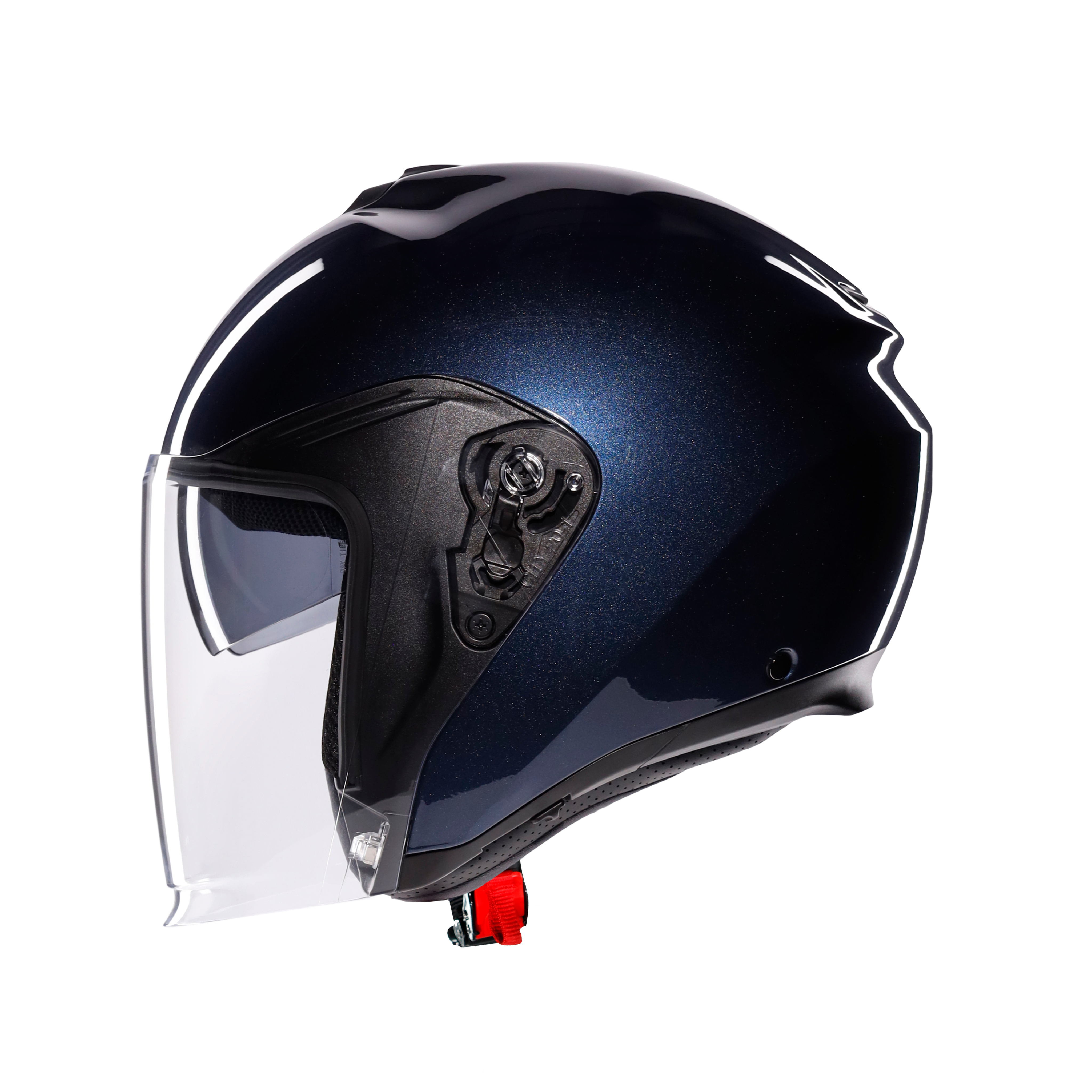 IRIDES MONO PROFONDO BLUE - CASQUE MOTO JET E2206 -  - 4