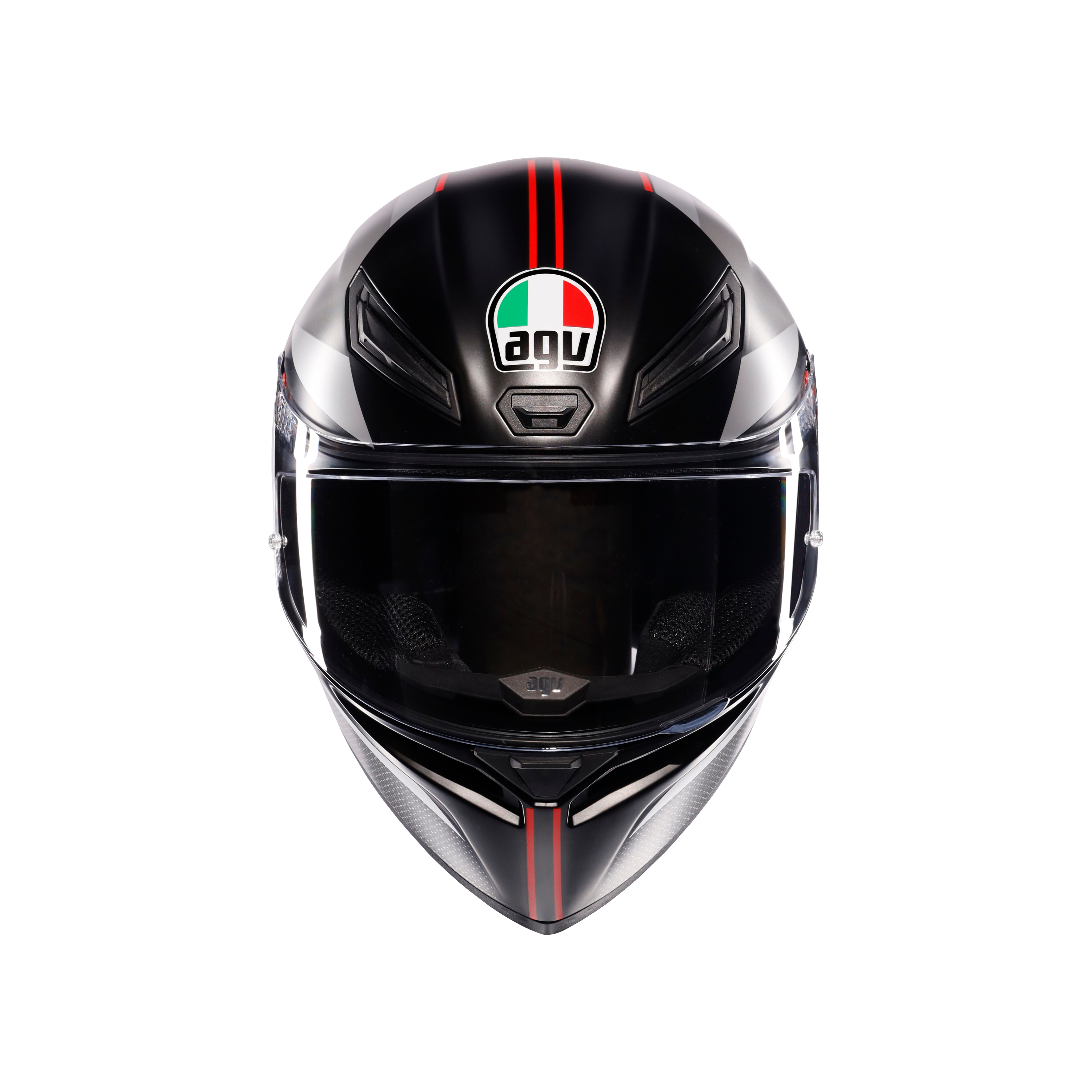 K1 S LAP MATT BLACK/GREY/RED - CASCO MOTO INTEGRAL DOT (E2206) -  - 7