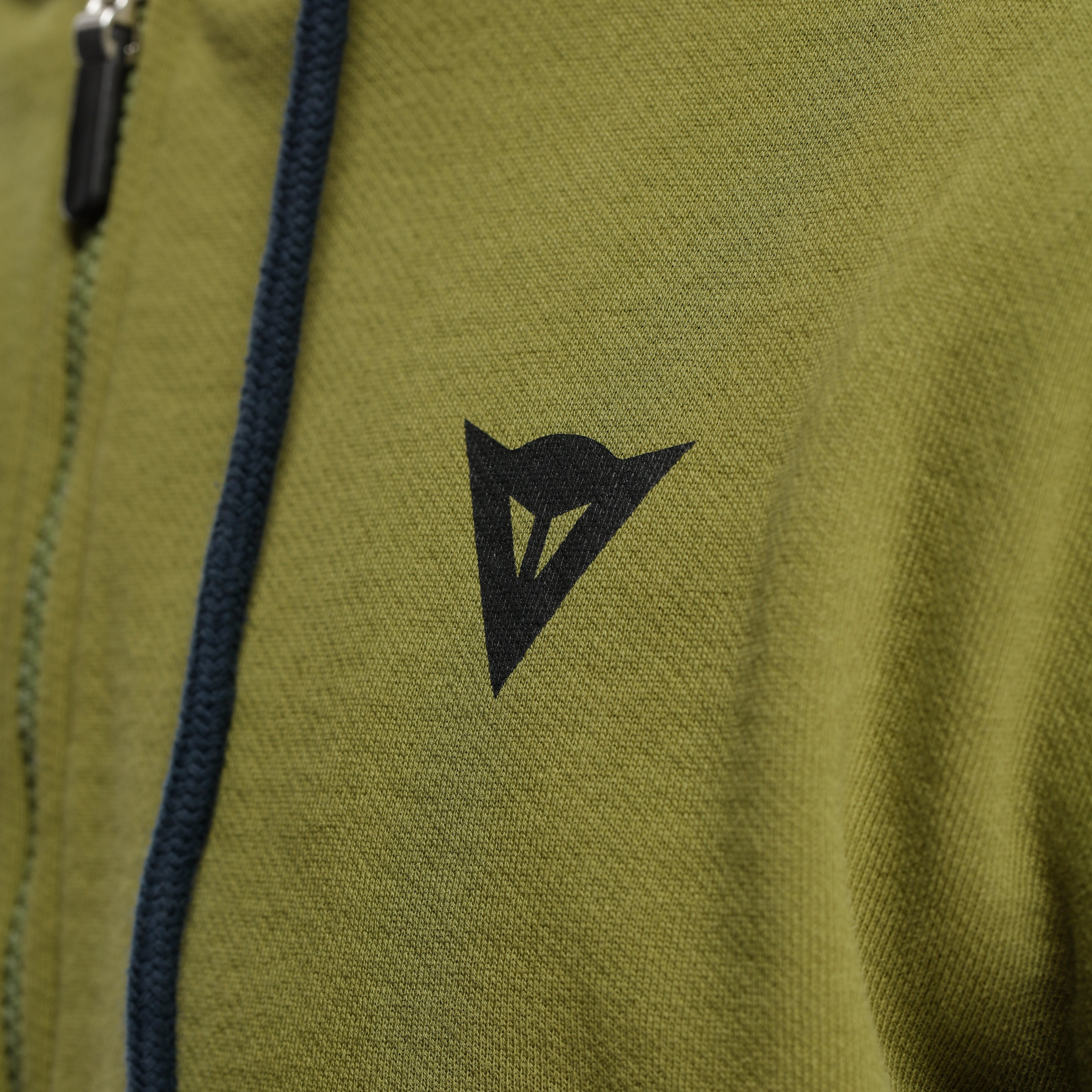 SPEED DEMON - FULL-ZIP 100% COTTON HOODIE - OLIVE BRANCH - 6