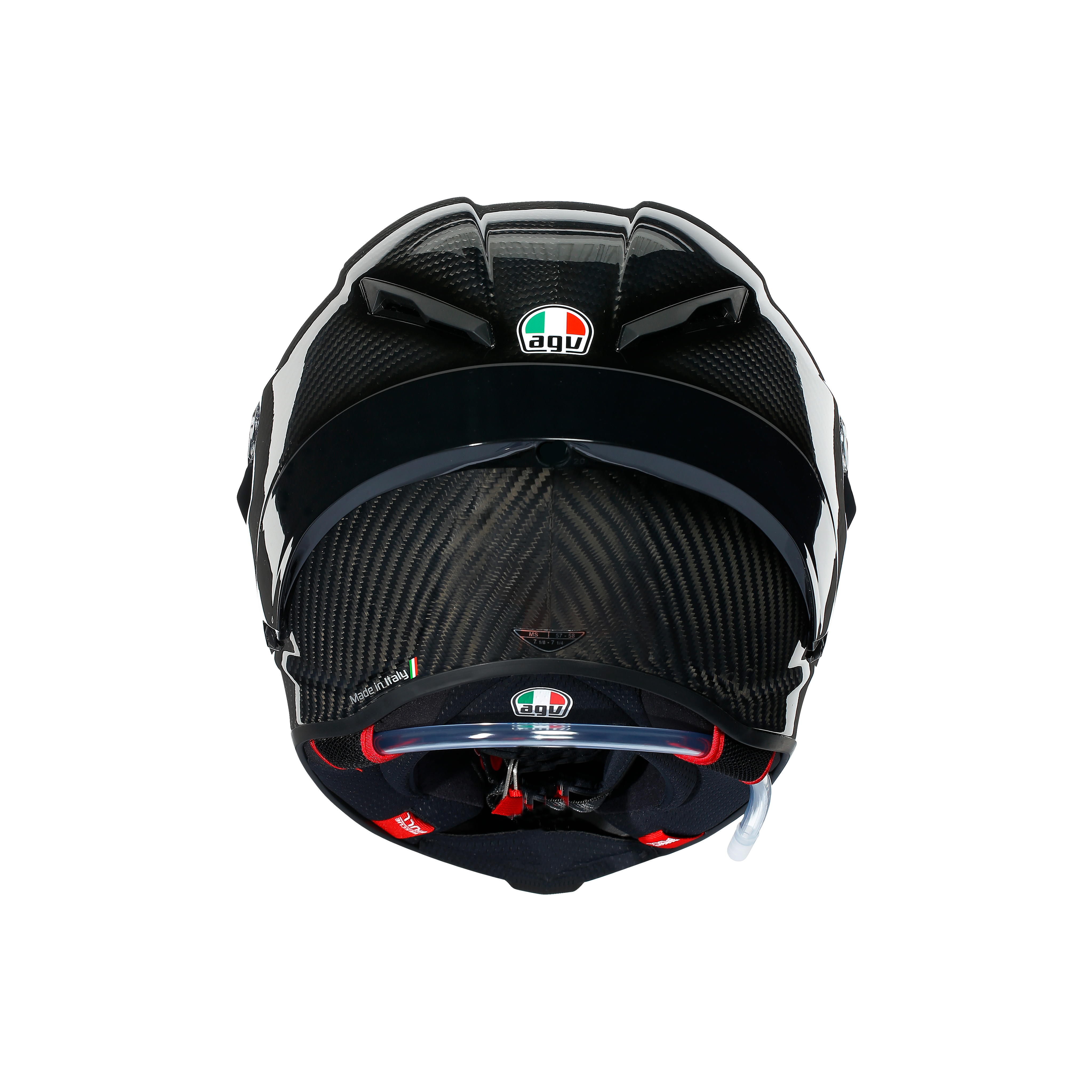 PISTA GP RR MONO GLOSSY CARBON - MOTORBIKE FULL FACE HELMET E2206 DOT -  - 5