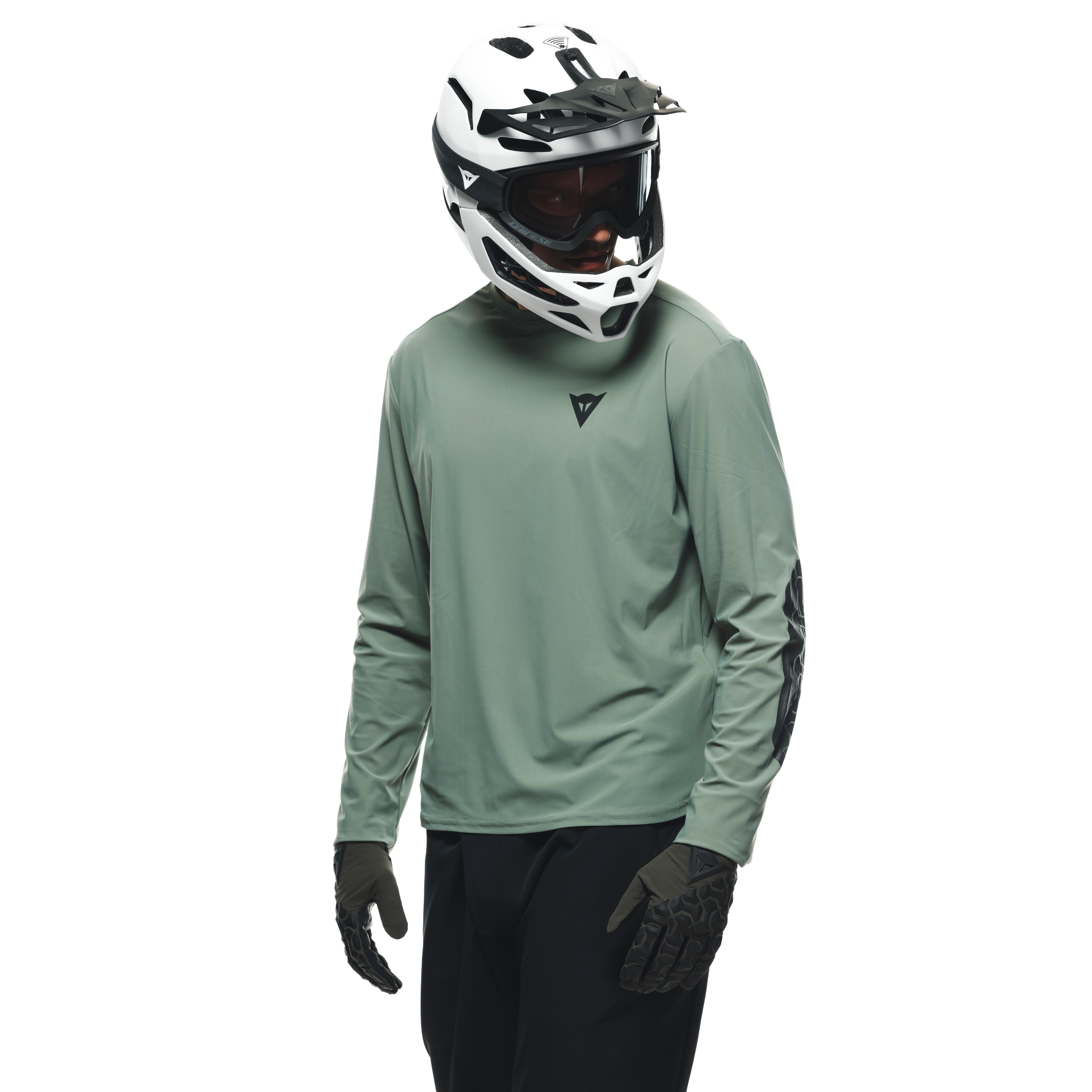 HGR JERSEY LS - MEN'S LONG SLEEVE BIKE T-SHIRT - SAGE-GREEN - 5