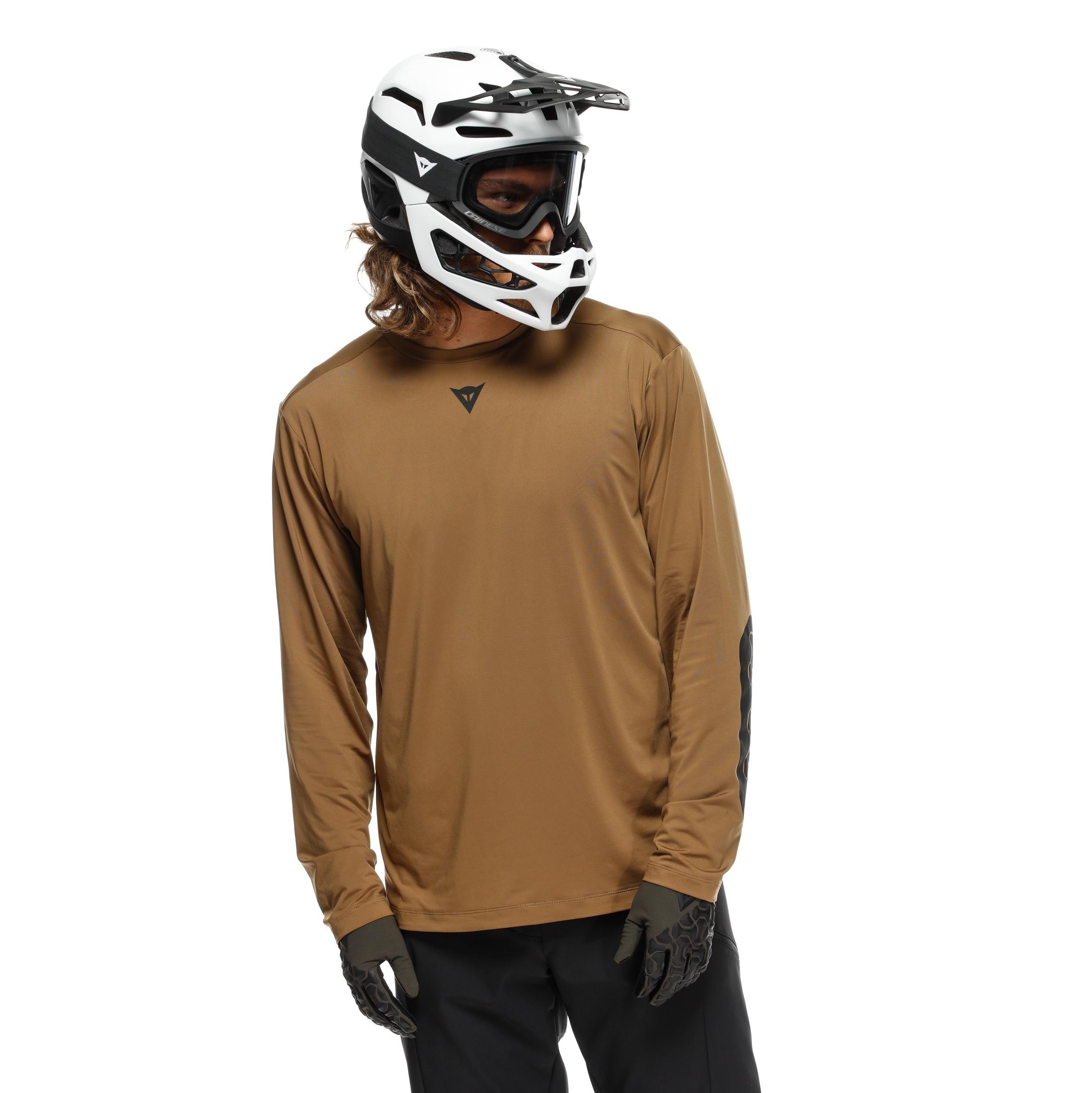 HG ROX JERSEY LS - MEN'S LONG SLEEVE BIKE T-SHIRT - BROWN - 6
