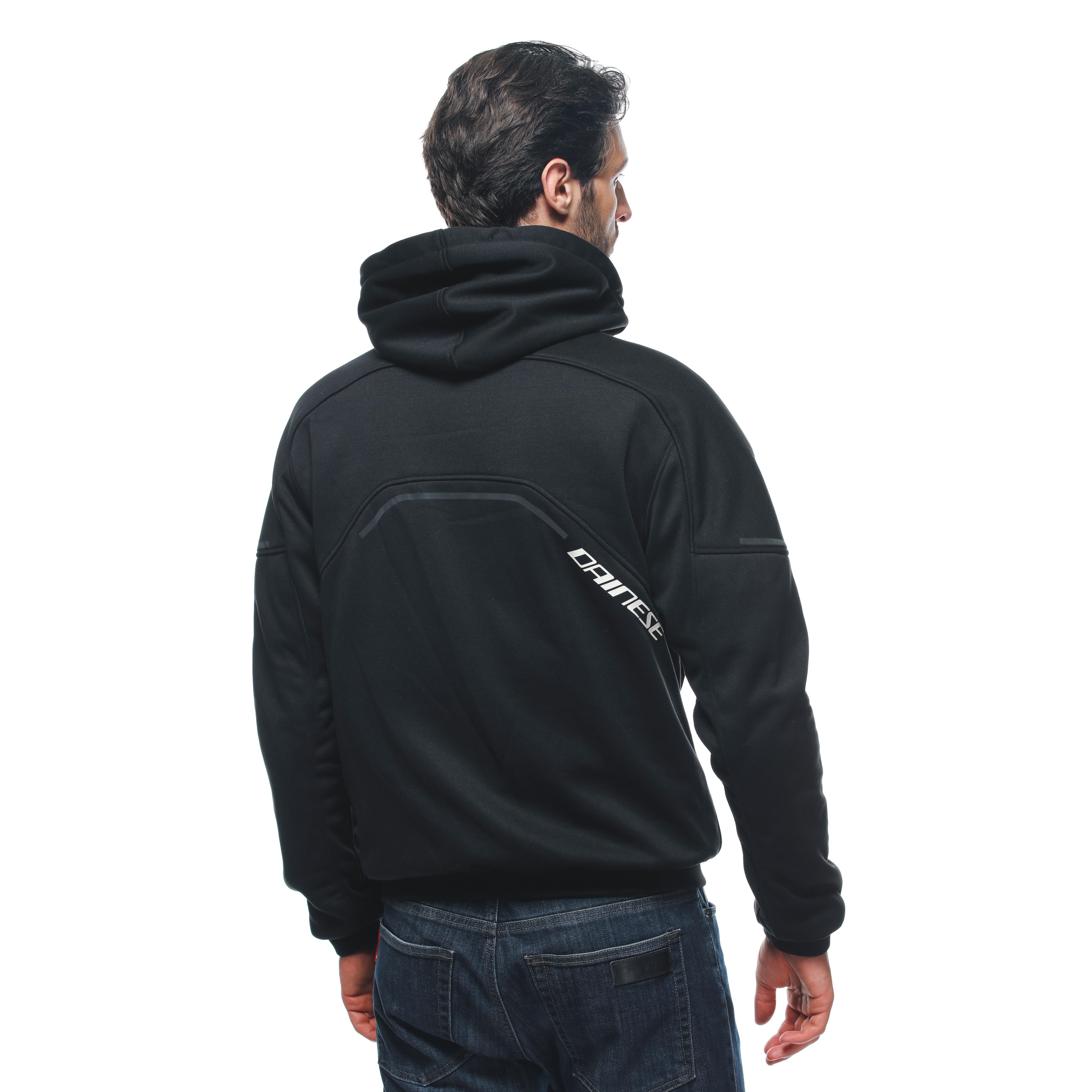 DAEMON-X SAFETY HOODIE - MEN'S MOTORCYCLE SAFETY HOODIE | BLACK
