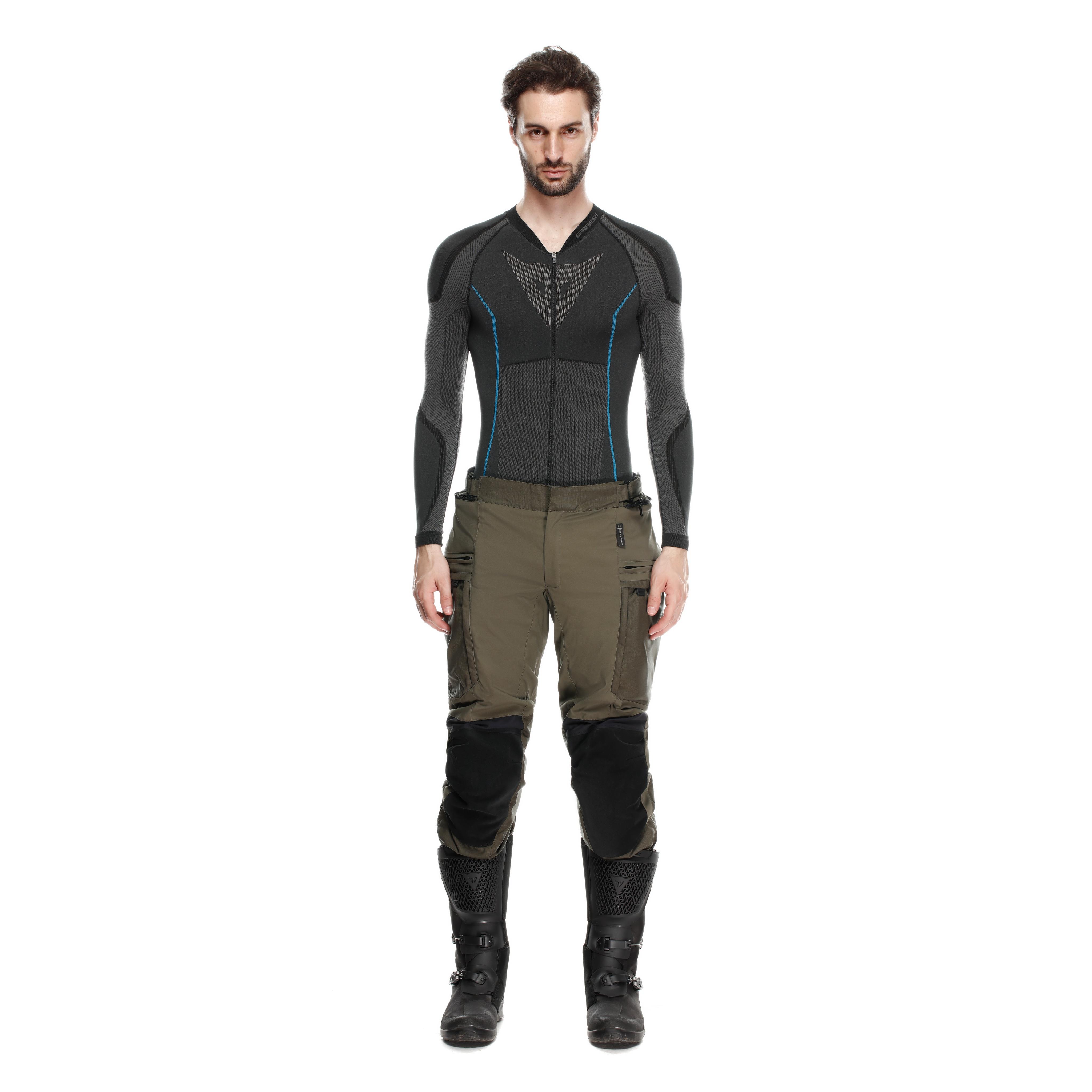 SPRINGBOK 3L ABSOLUTESHELL&trade; PANTALONES MOTO HOMBRE - TARMAC/BLACK - 9