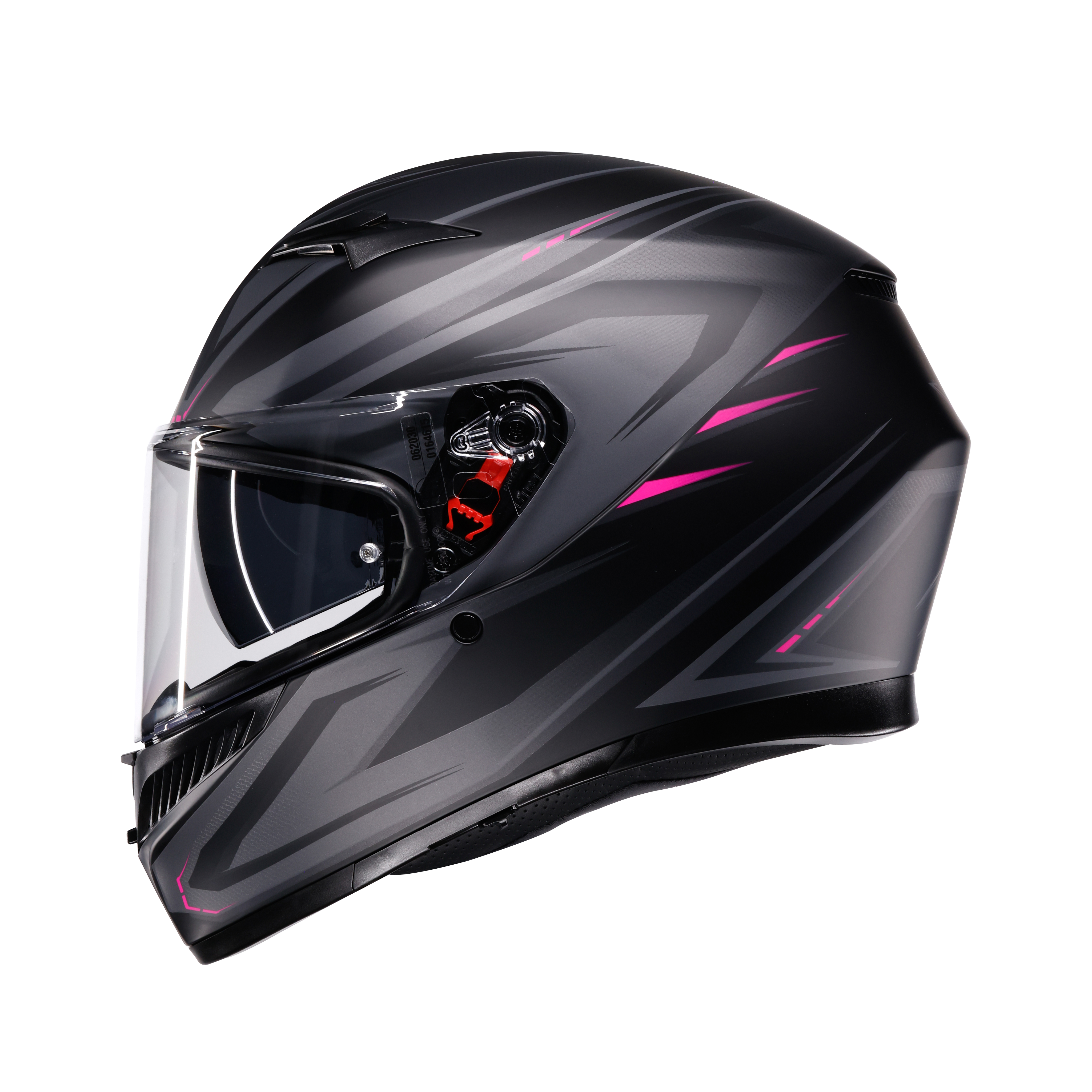 K3 SYTH MATT BLACK/PINK - CASQUE MOTO INT&Eacute;GRAL E2206 -  - 4