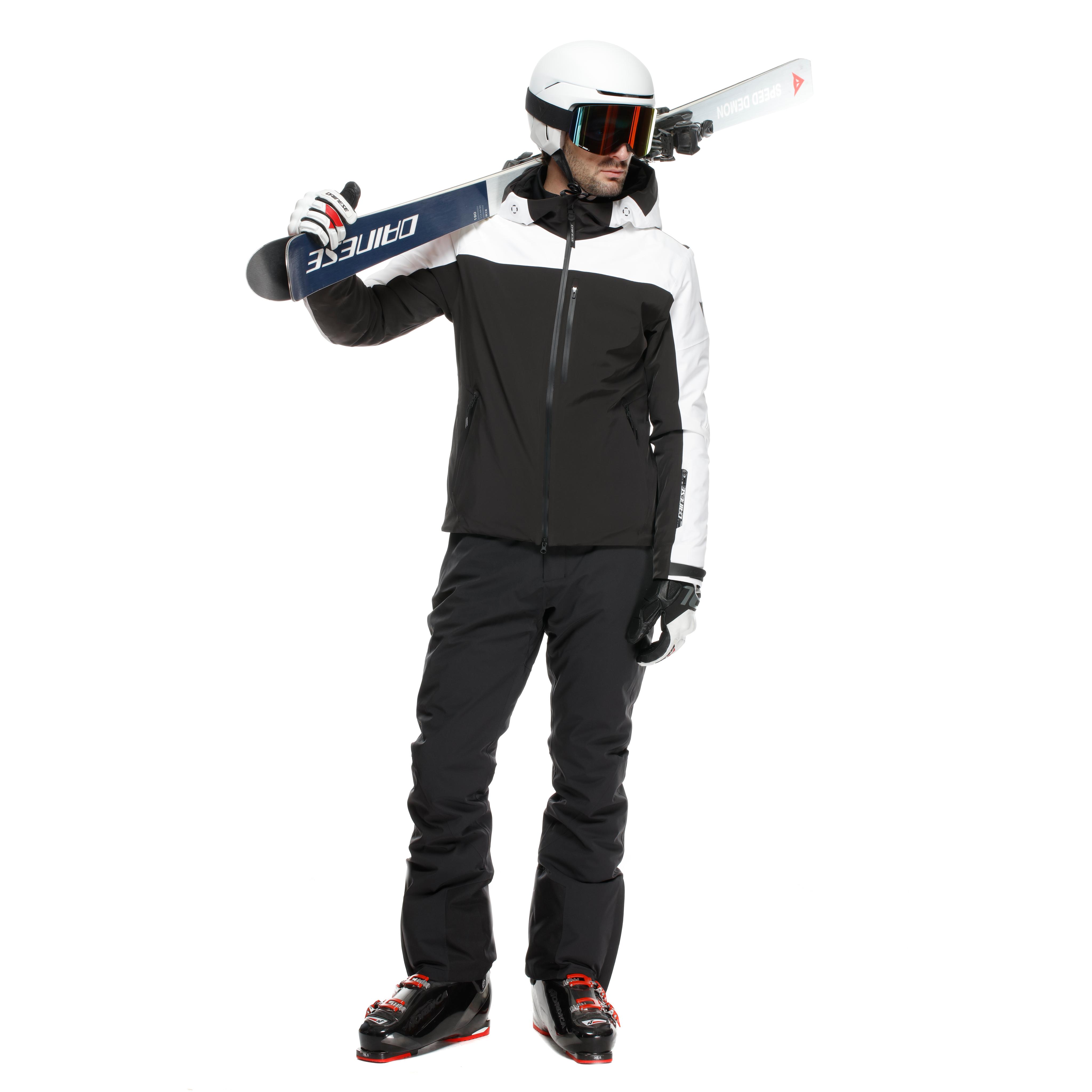 SPEED DEMON LAB DOMEAIR&trade; PRO - MEN&rsquo;S SKI JACKET - STRETCH-LIMO/WHITE - 3