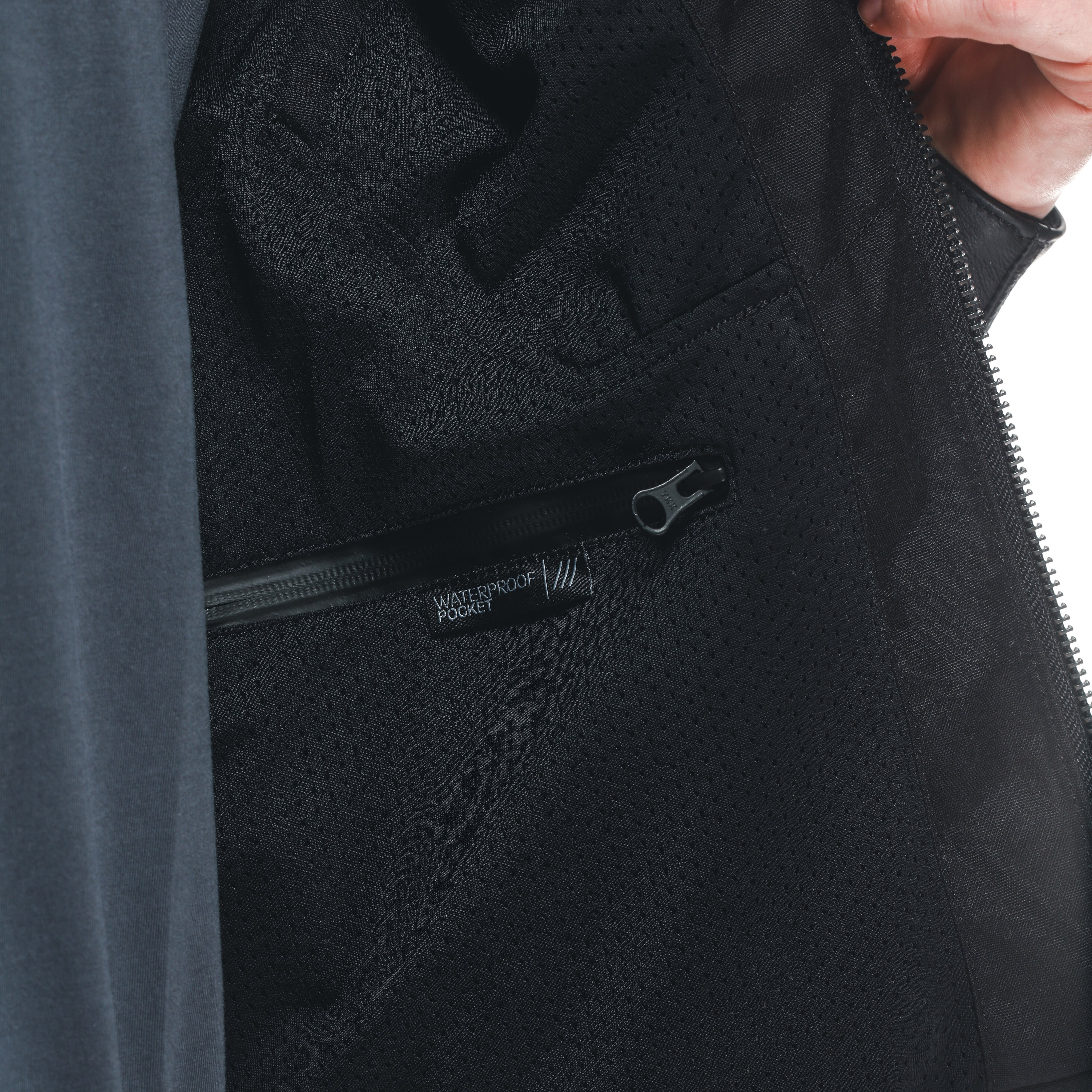 FULCRO - GIACCA MOTO IN PELLE UOMO - BLACK - 16