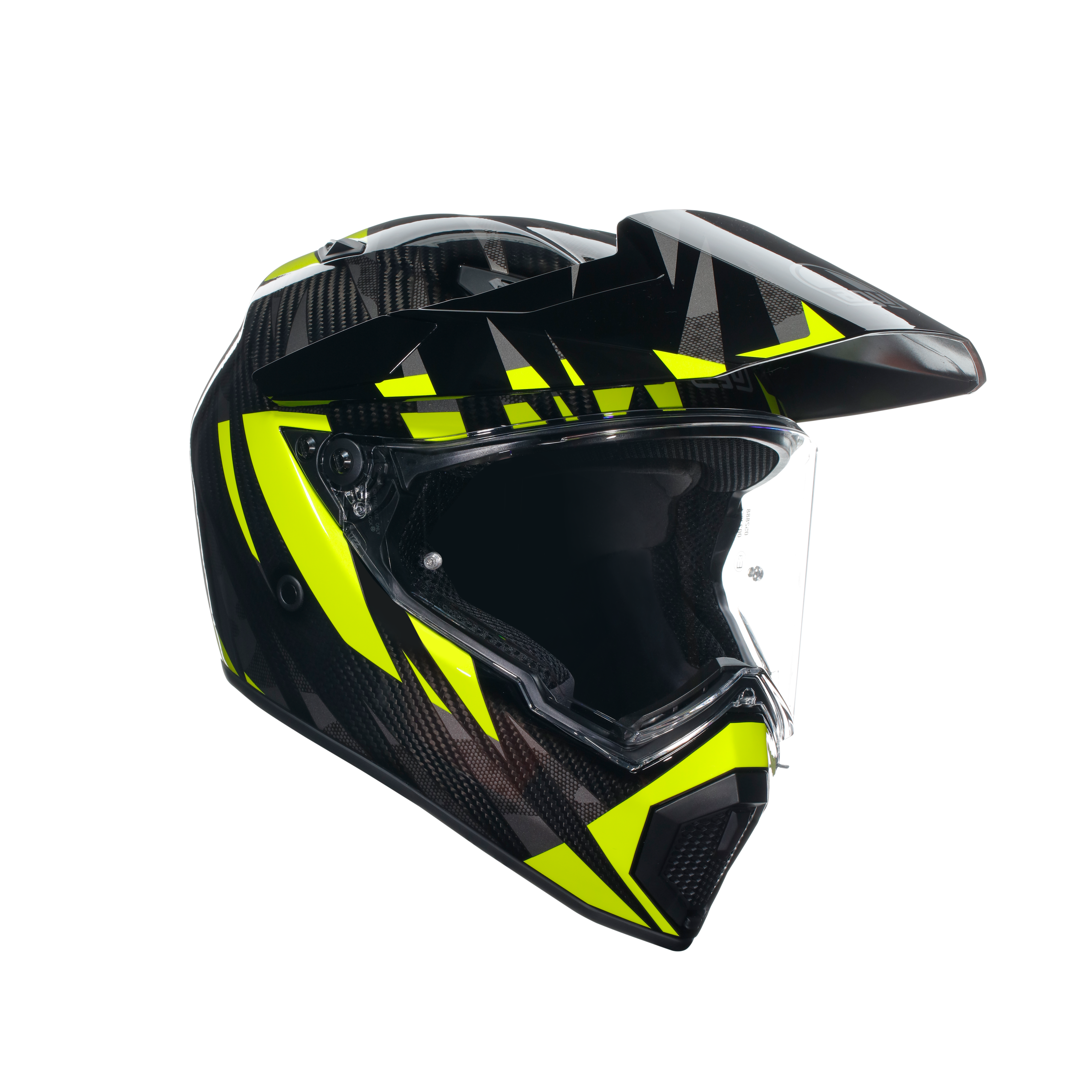 AX9 AGV DOT(ECE) MULTI MPLK - STEPPA CARBON/GREY/YELLOW FLUO -  - 6