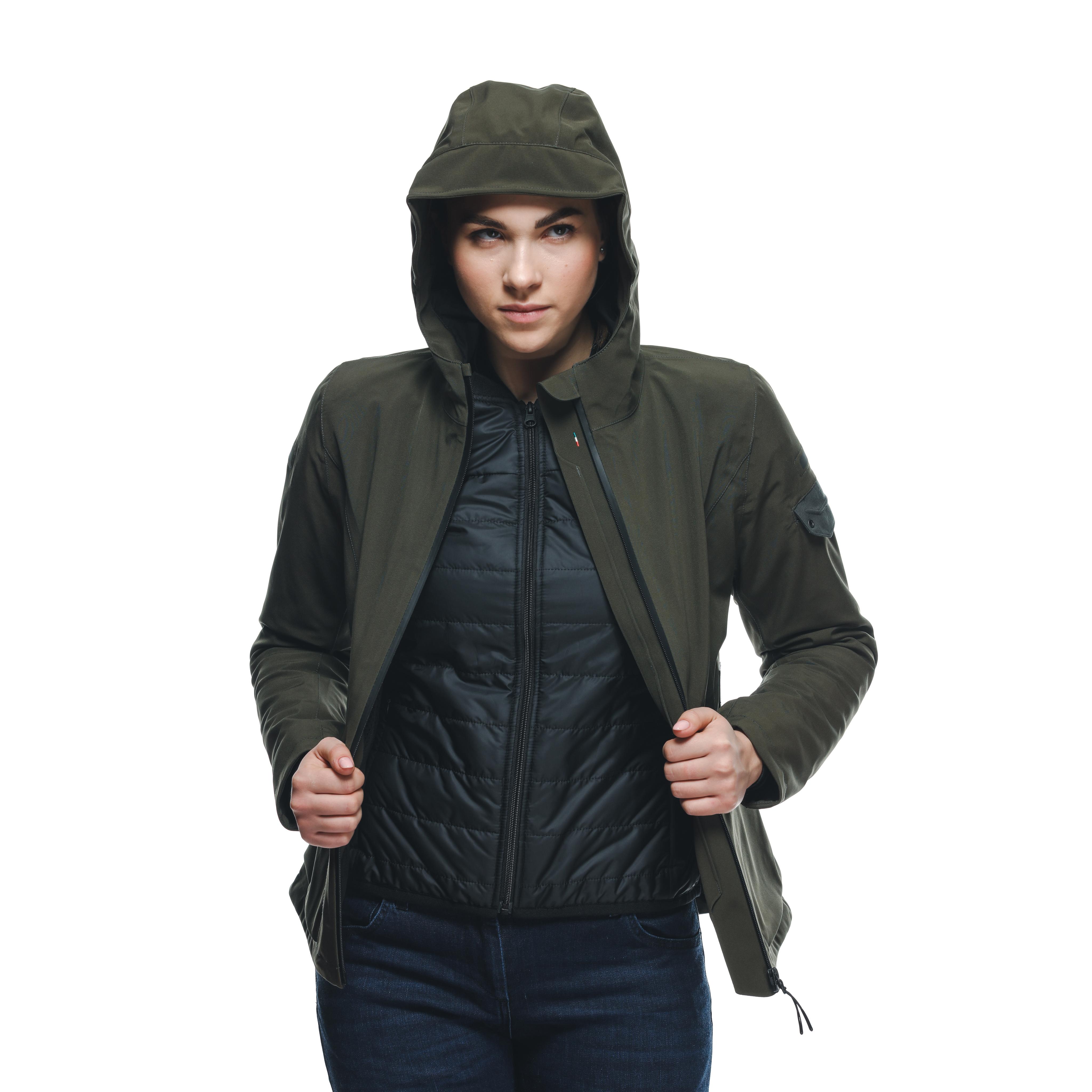 CENTRALE ABS&Oslash;LUTESHELL&trade; PRO - WOMEN'S WATERPROOF MOTORCYCLE JACKET - GREEN - 13