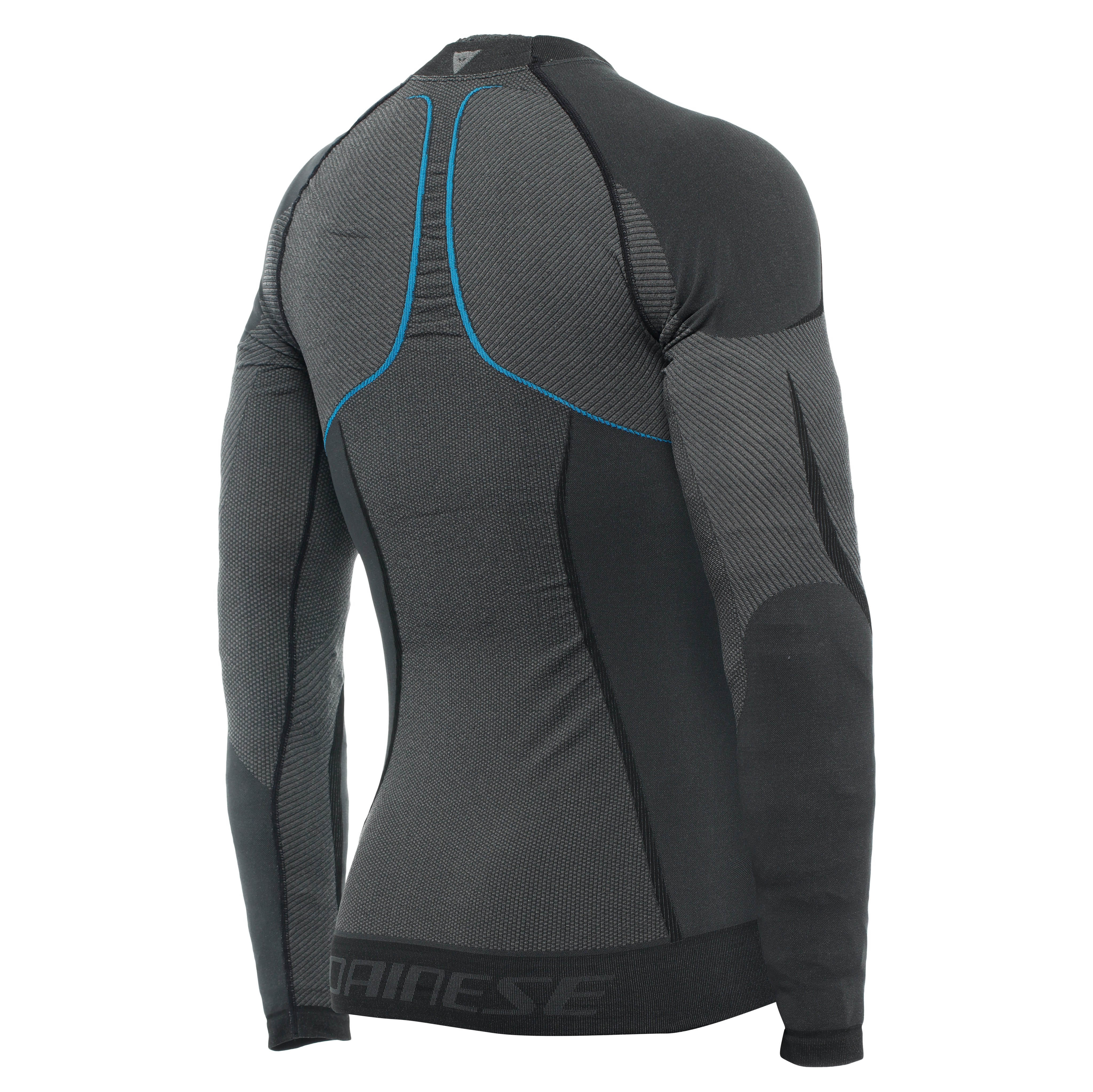 TECHNICAL MOTORCYCLE LONG SLEEVE SHIRT MEN - BASE LAYER SUMMER - BLACK/BLUE - 2