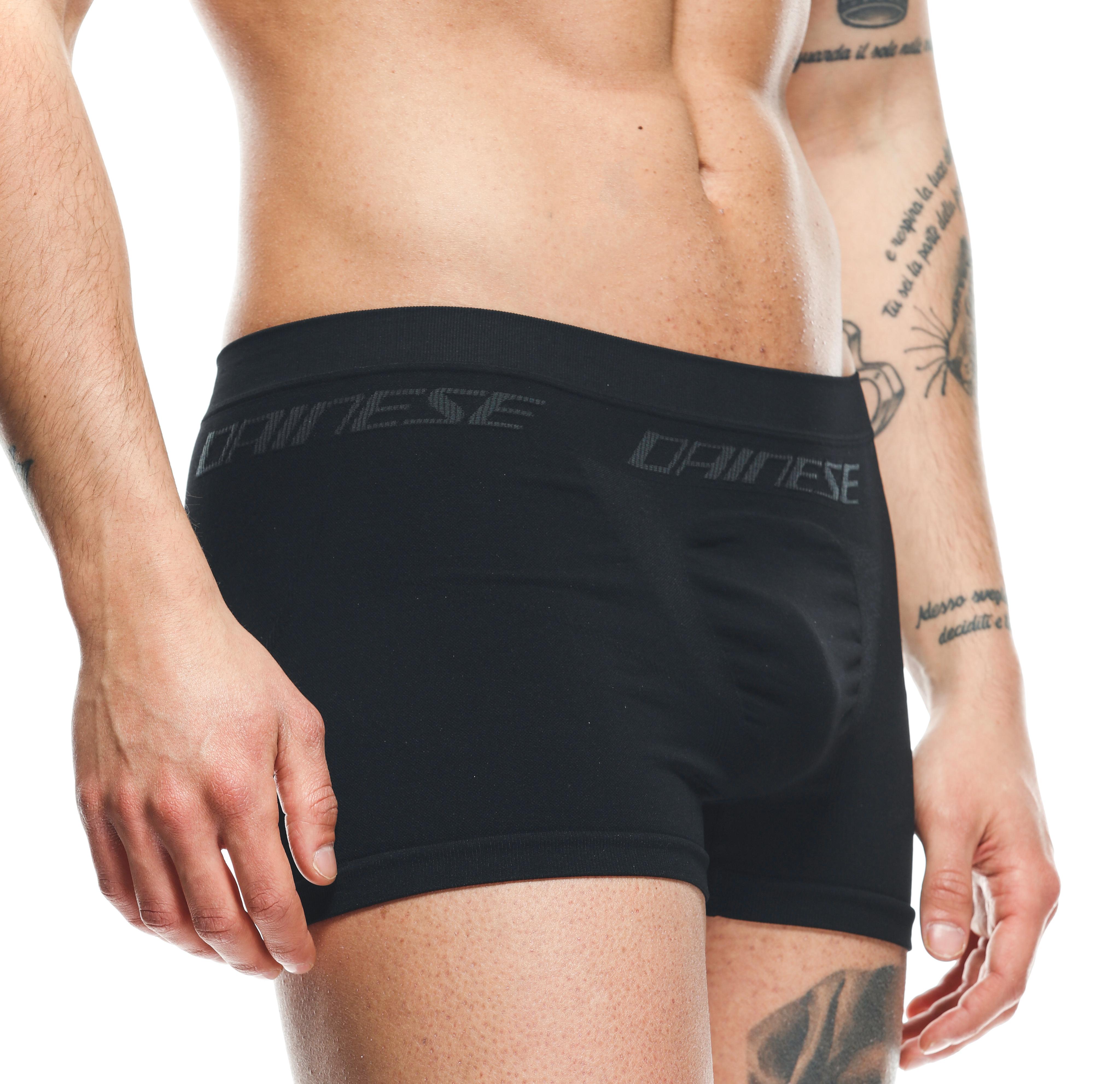MEN'S MOTORCYCLE QUICK DRY BOXER BRIEF - BLACK - 2
