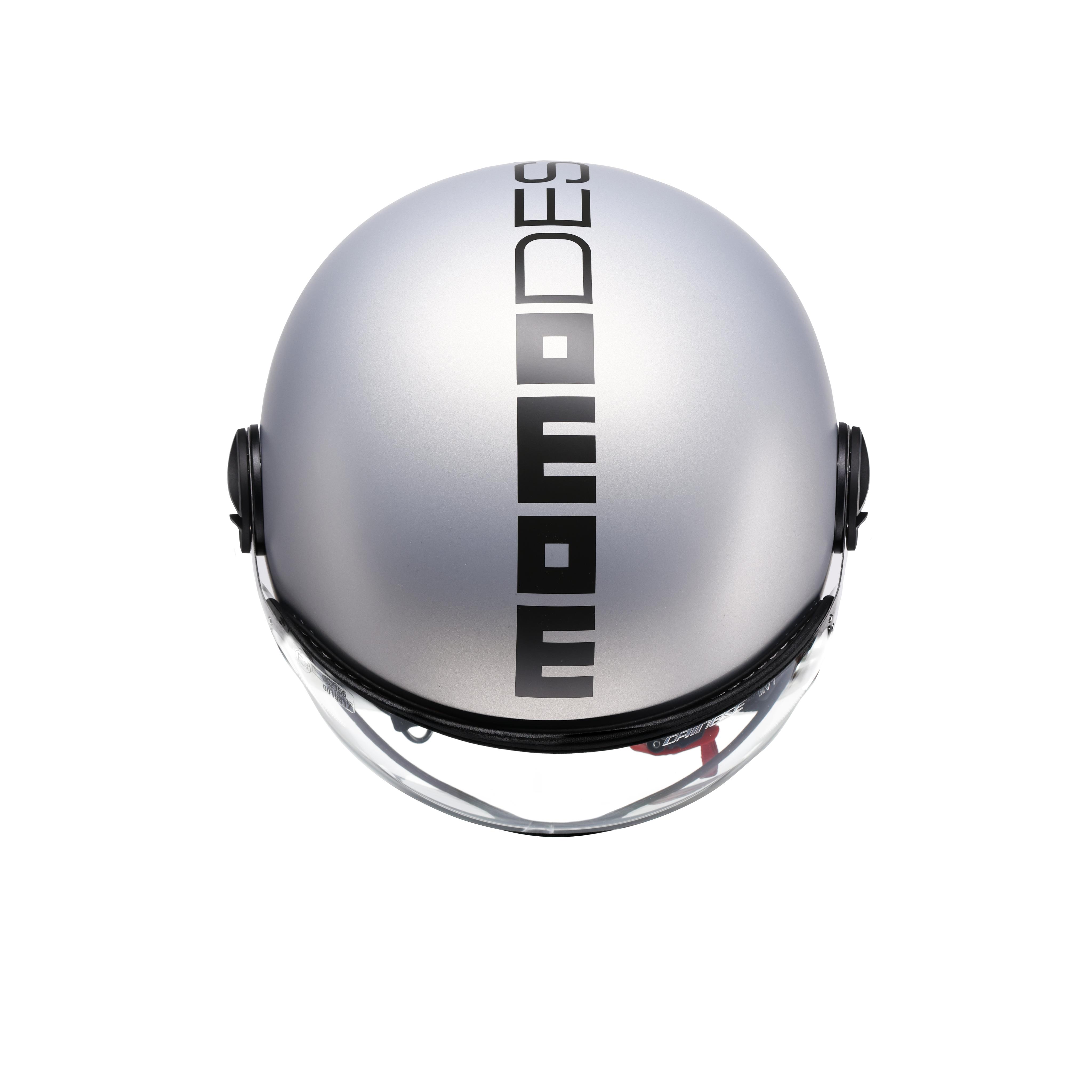 MOMODESIGN FGTR EVO - JET-HELM MIT DOPPELVISIER E2206 - MONO MATT GREY/CERULEAN GREY -  - 5