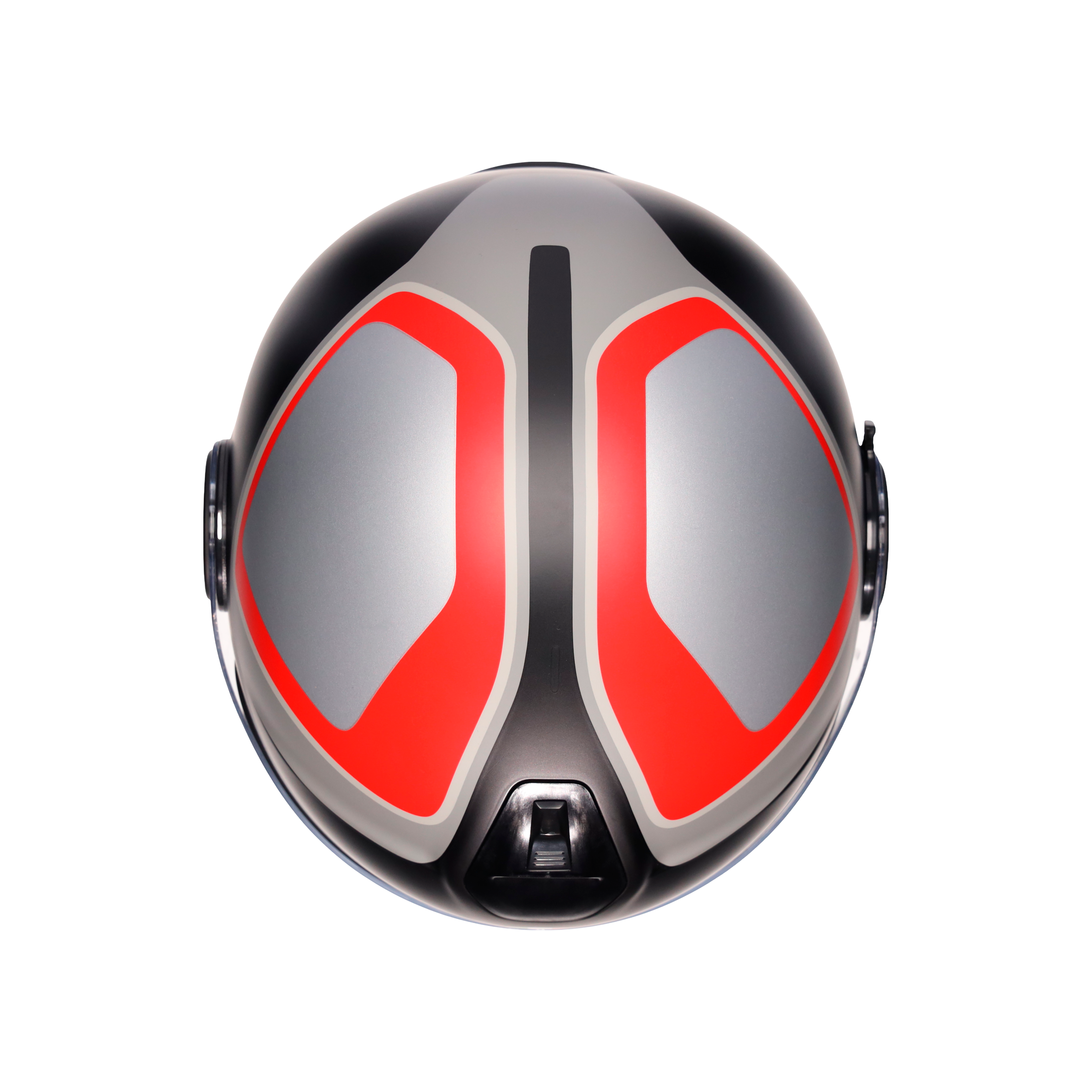 ETERES SCAGLIERI MATT GREY/RED - CASQUE MOTO JET E2206 -  - 5