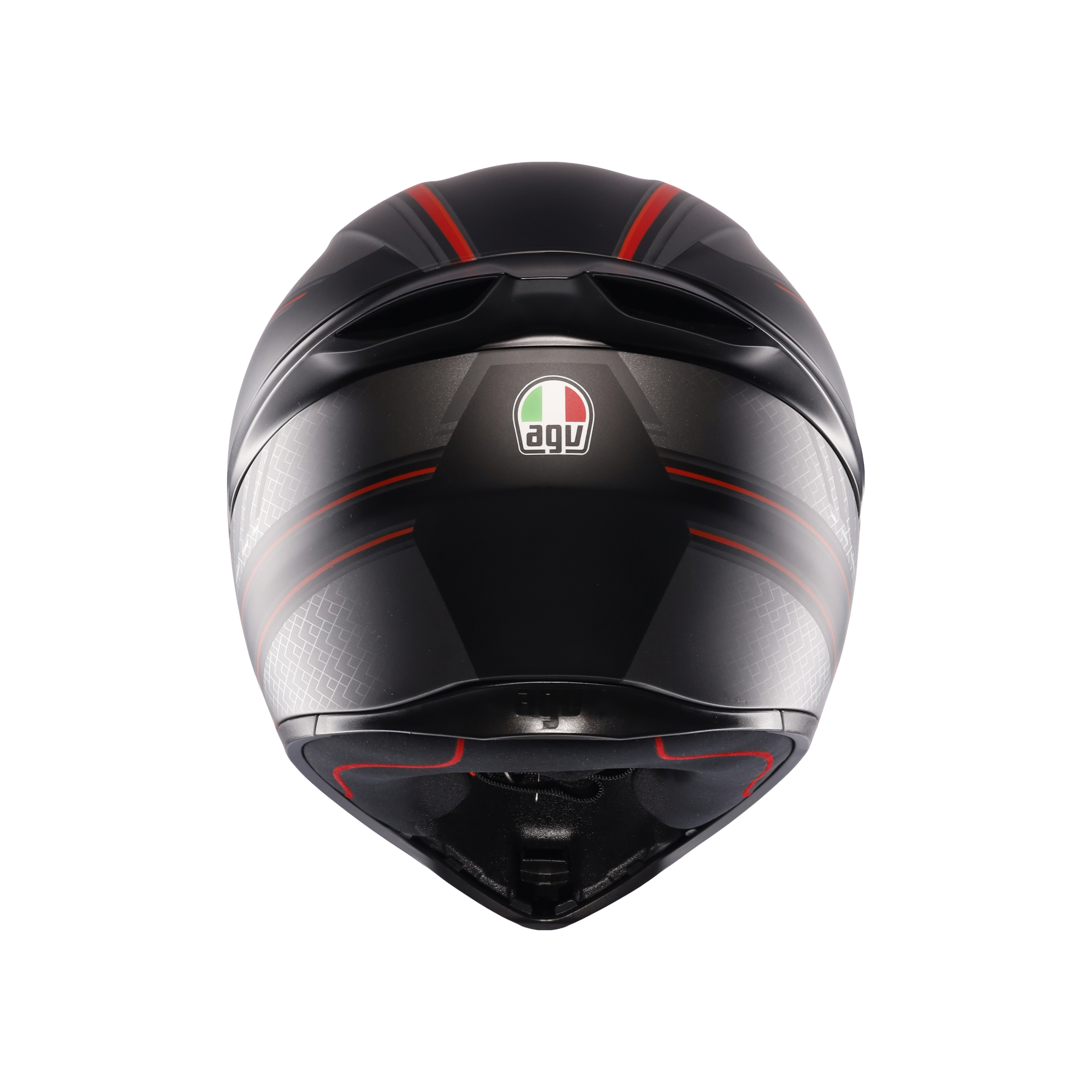 K1 S SLING MATT BLACK/RED - CASQUE MOTO INT&Eacute;GRAL E2206 -  - 3