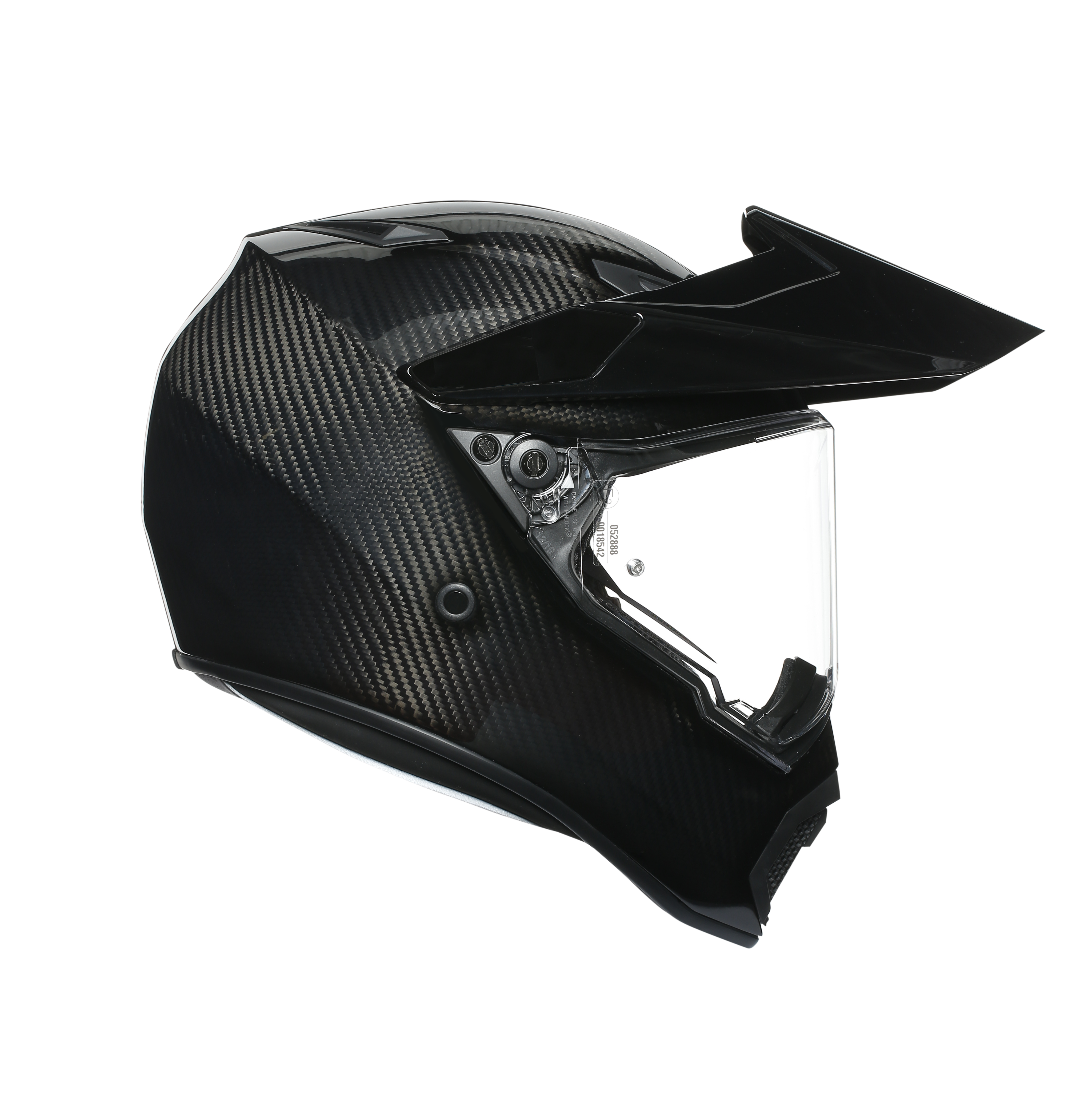 AX9 AGV DOT(E2206) MPLK - MONO GLOSSY CARBON -  - 1