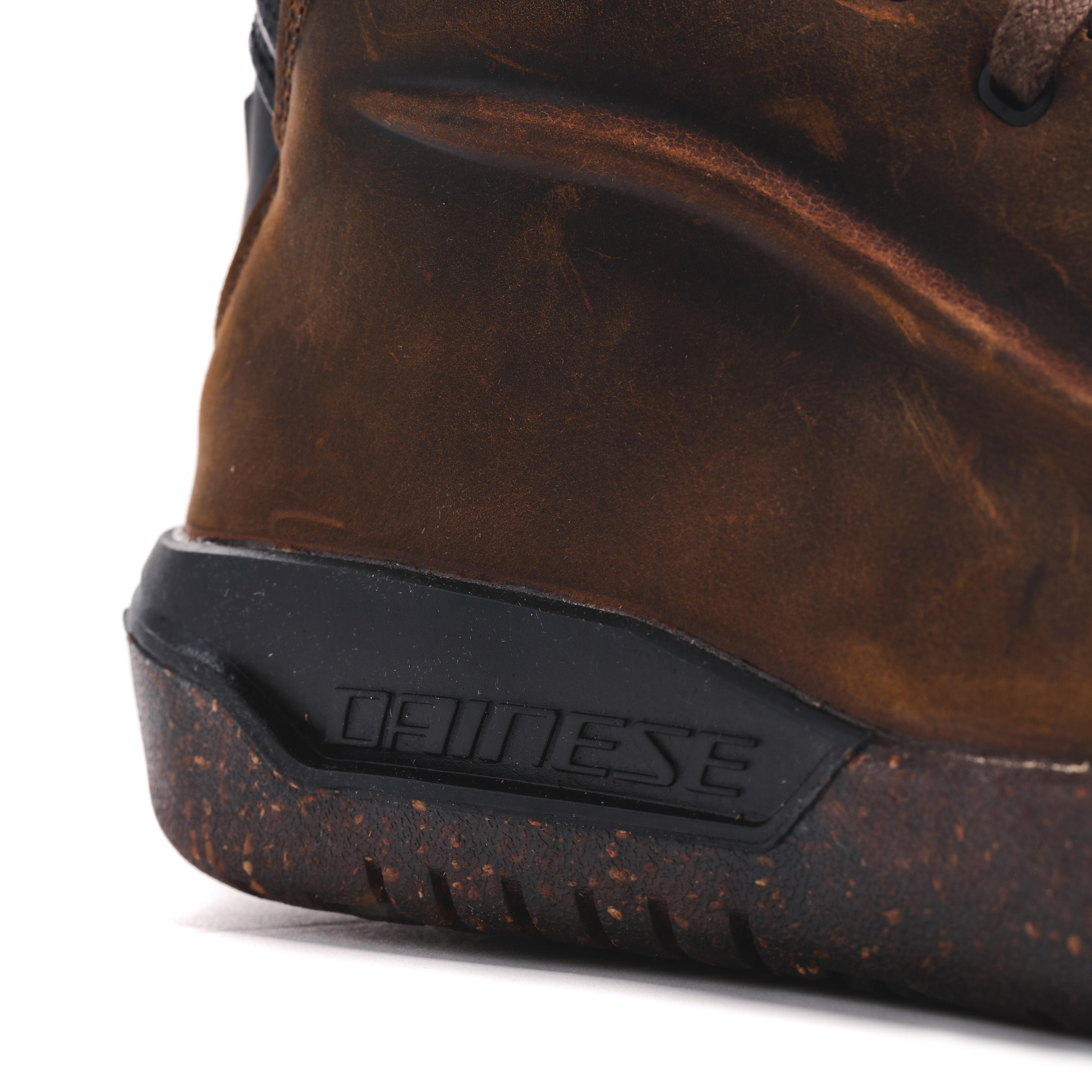 METRACTIVE D-WP&reg; ZAPATOS IMPERMEABLES MOTO HOMBRE - BROWN/NATURAL-RUBBER - 9