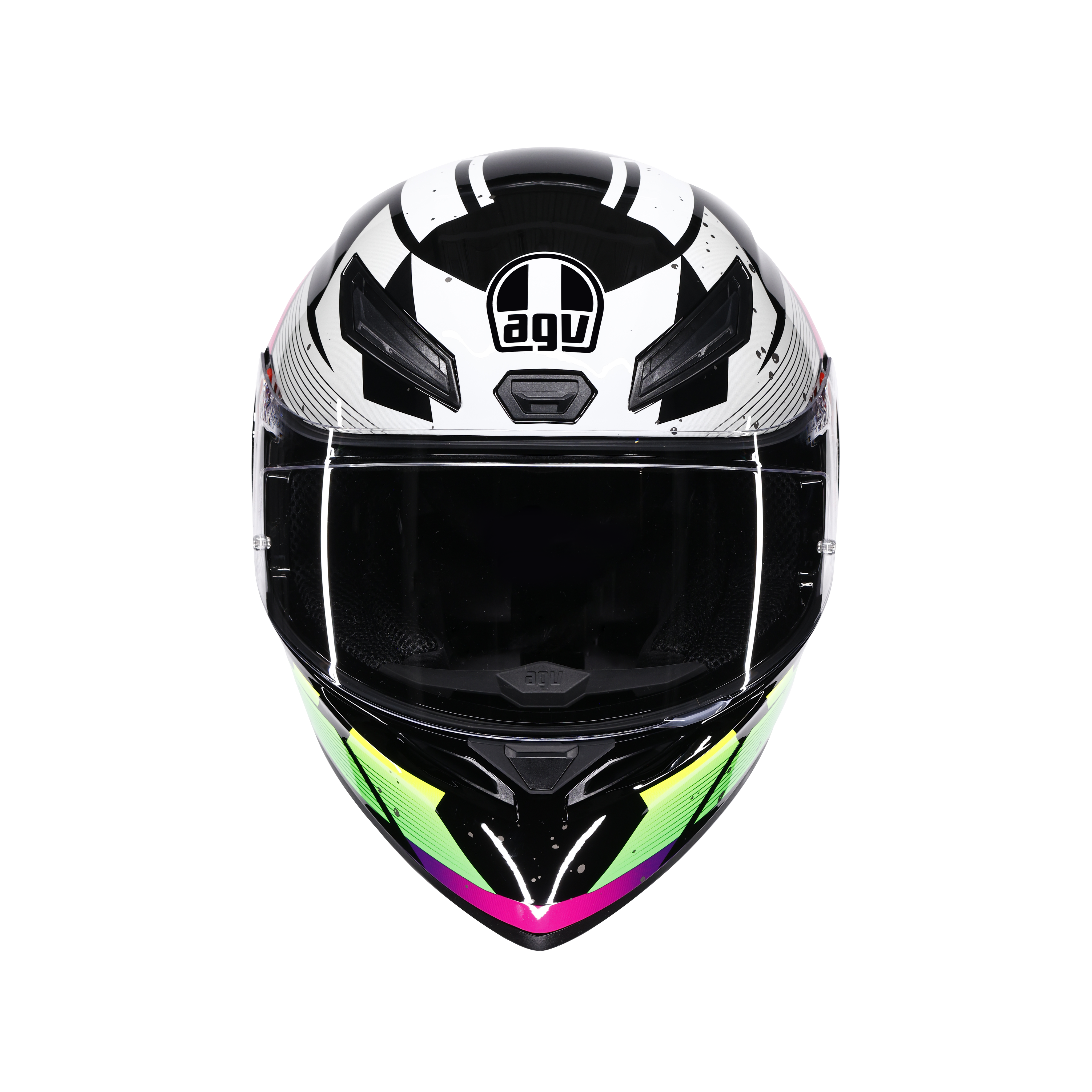 K1 S PUNKPULSE BLACK/PURPLE/LIME - CASQUE MOTO INT&Eacute;GRAL E2206 -  - 2