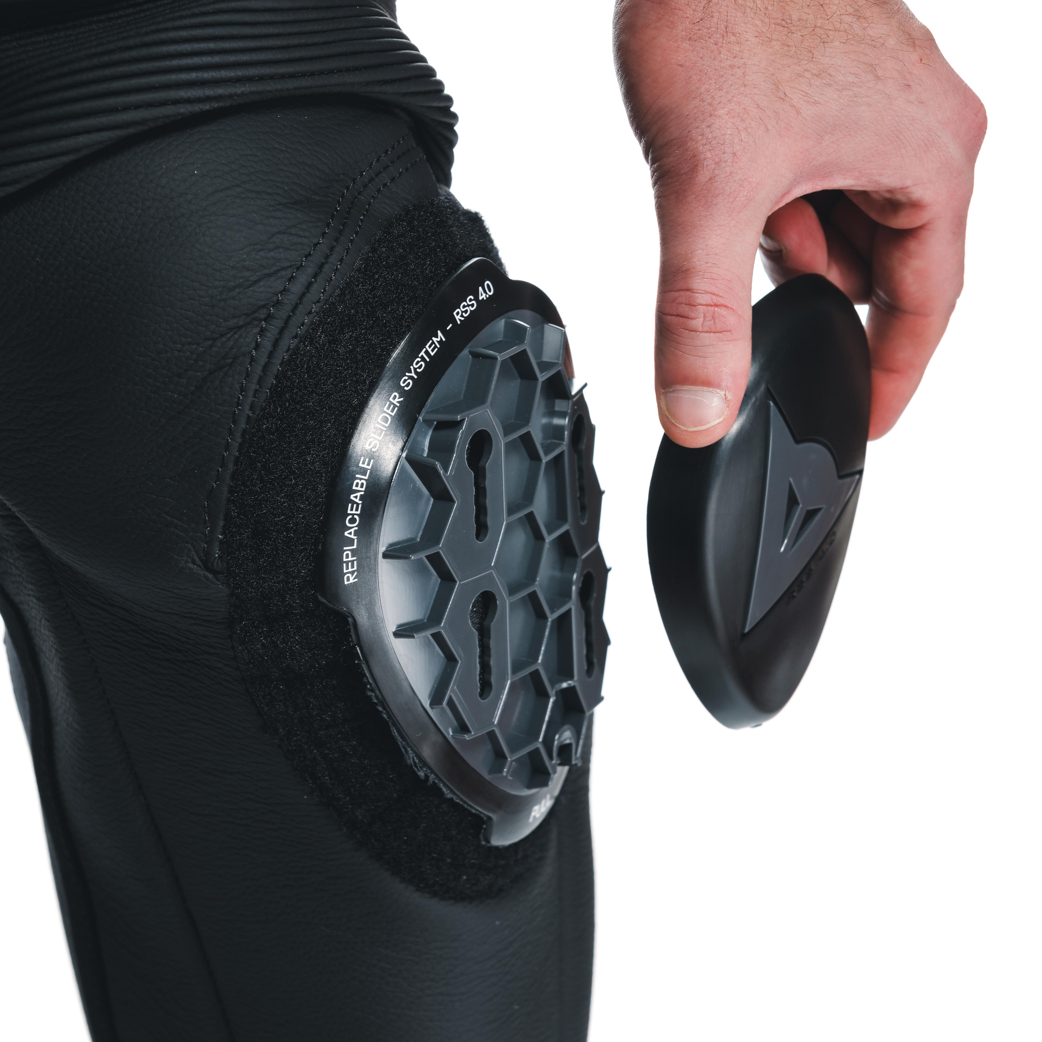 DELTA 4 - MOTORRADHOSE AUS LEDER HERREN - BLACK/BLACK - 13