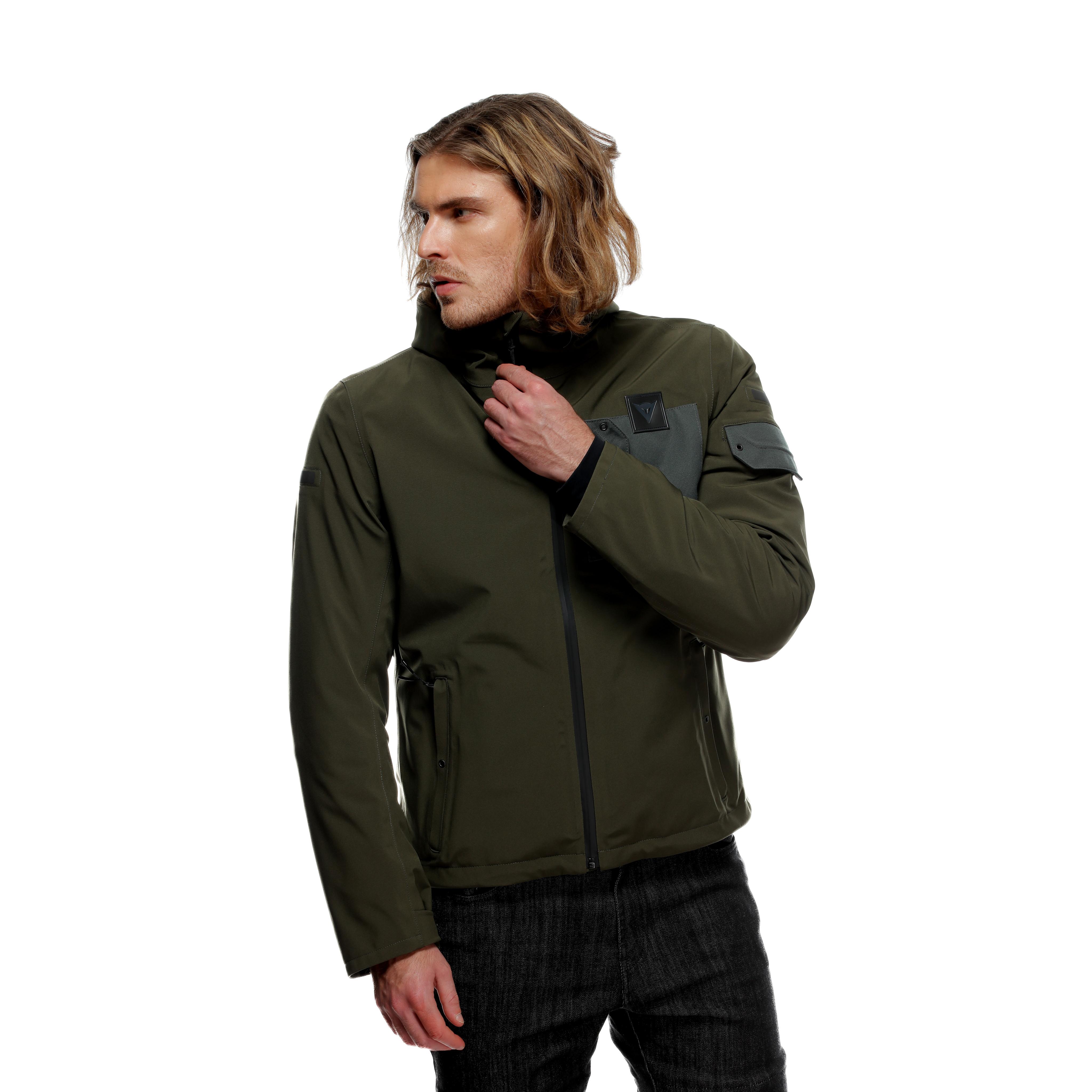 CORSO ABS&Oslash;LUTESHELL&trade; PRO - MEN'S WATERPROOF MOTORCYCLE JACKET - GREEN - 5