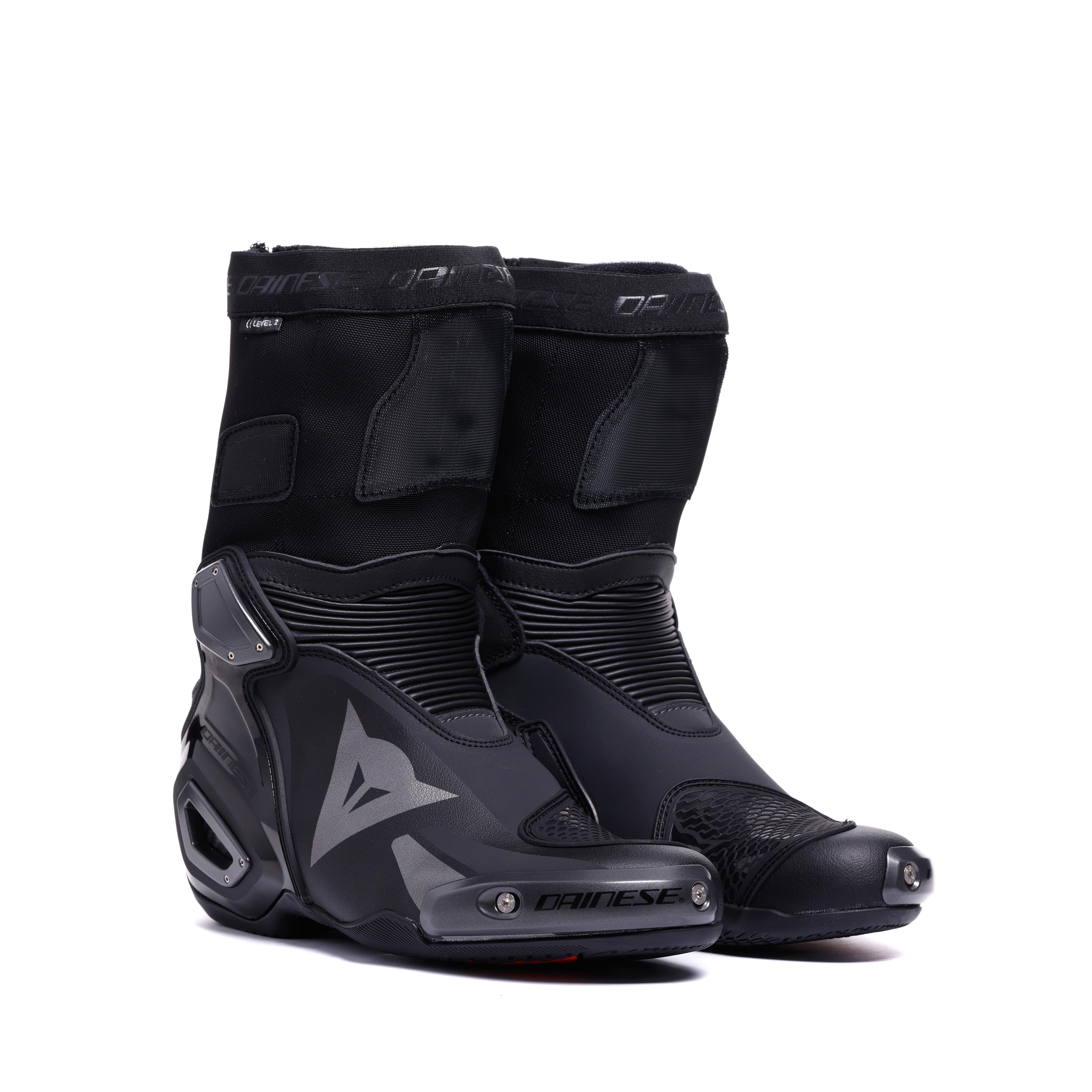 AXIAL 2 - MEN'S MOTORCYCLE RACING BOOTS | BLACK/BLACK | Dainese
