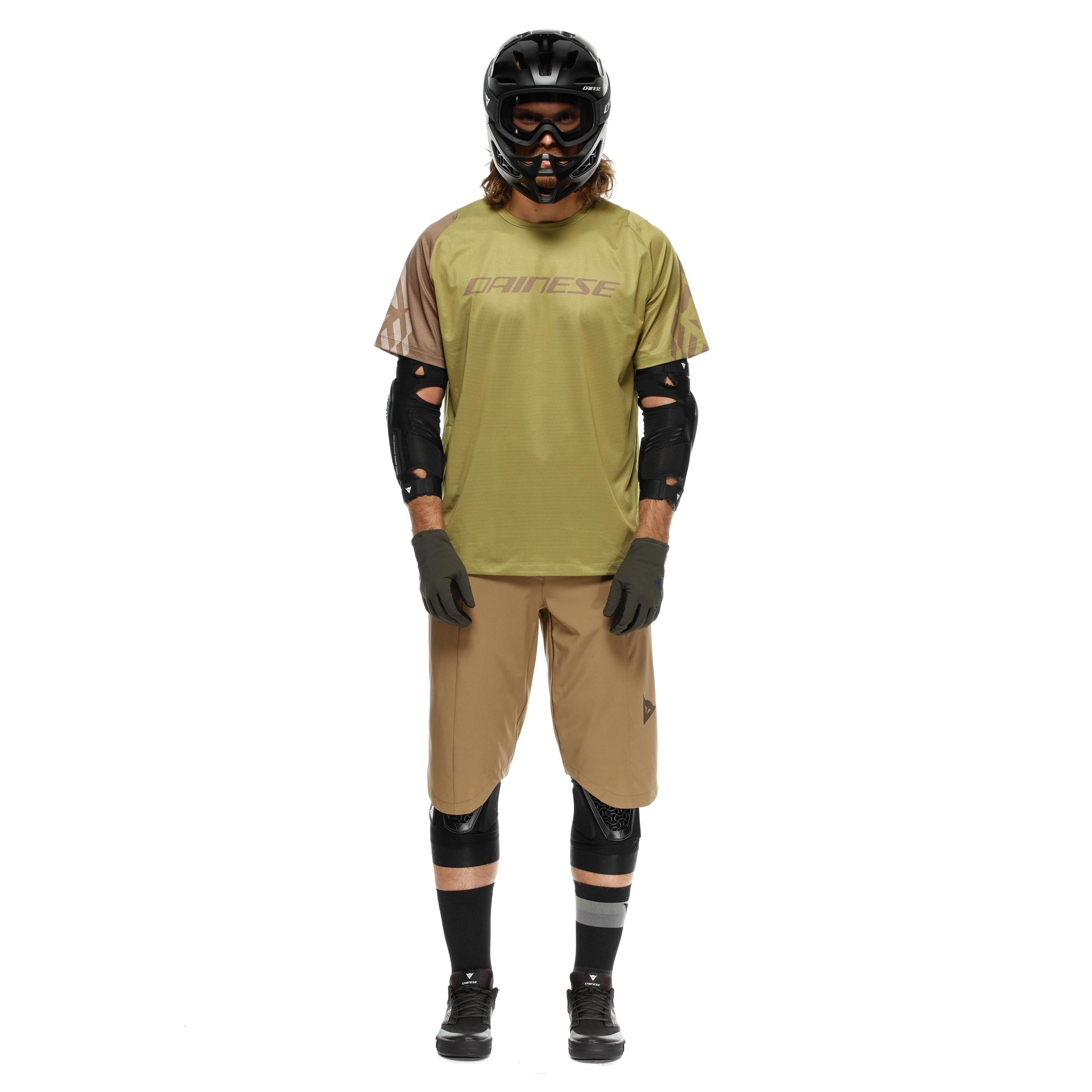 HG AER JERSEY SS - MEN'S SHORT SLEEVE BIKE T-SHIRT - AVOCADO OIL/BROWN/TAUPE - 3