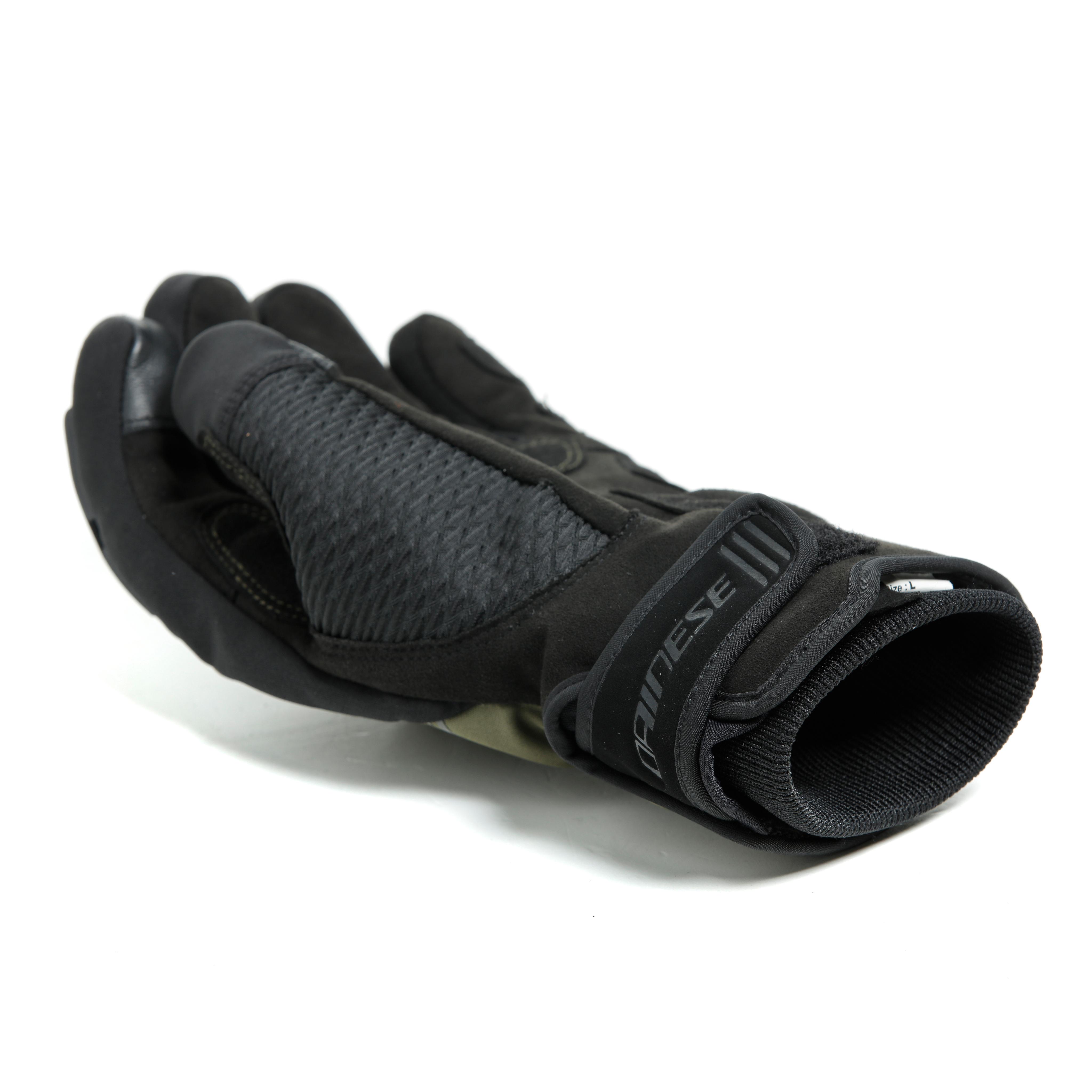 TRENTO D-DRY THERMAL GLOVES - BLACK/GRAPE-LEAF - 9