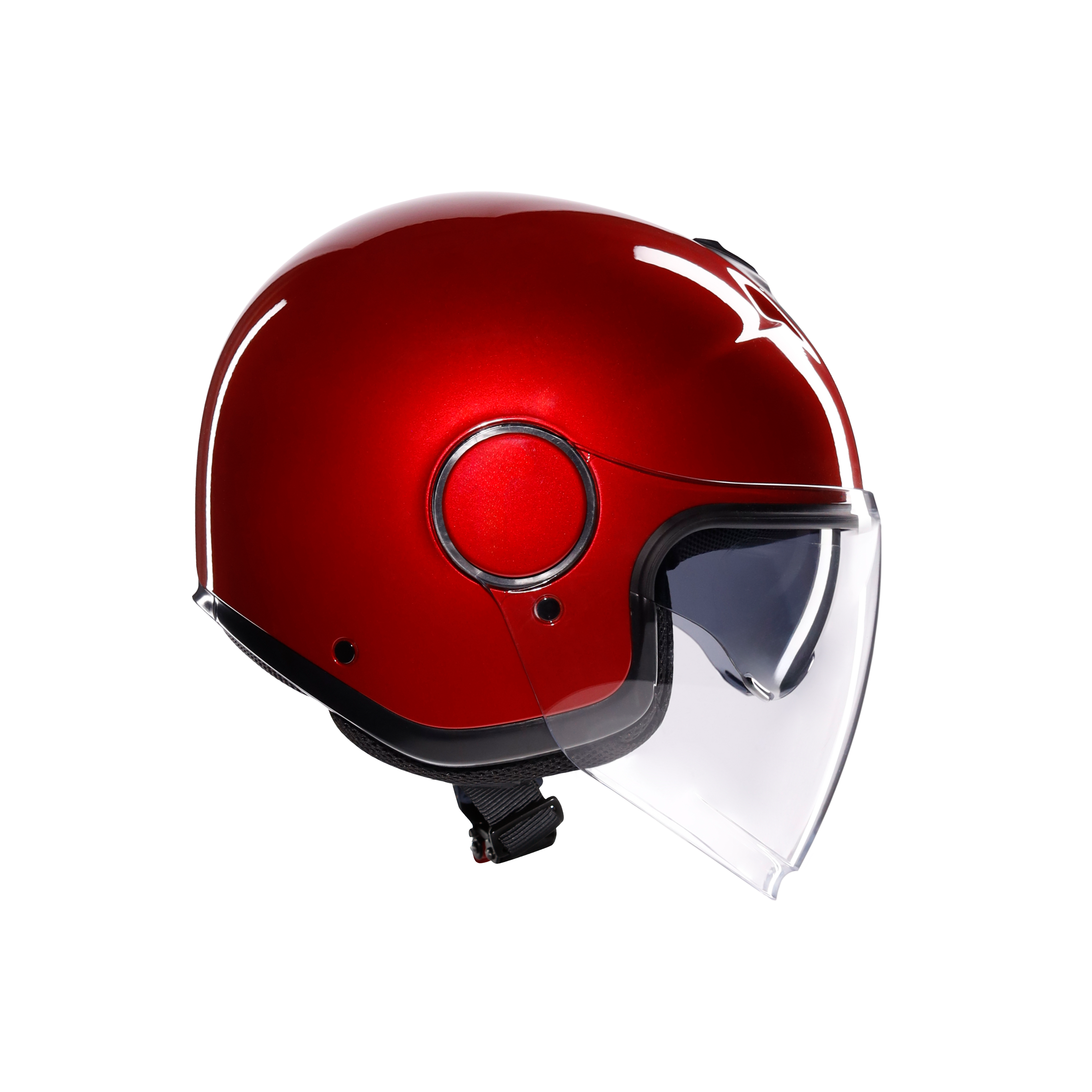 ETERES MONO CORSA RED - CASQUE MOTO JET E2206 -  - 3
