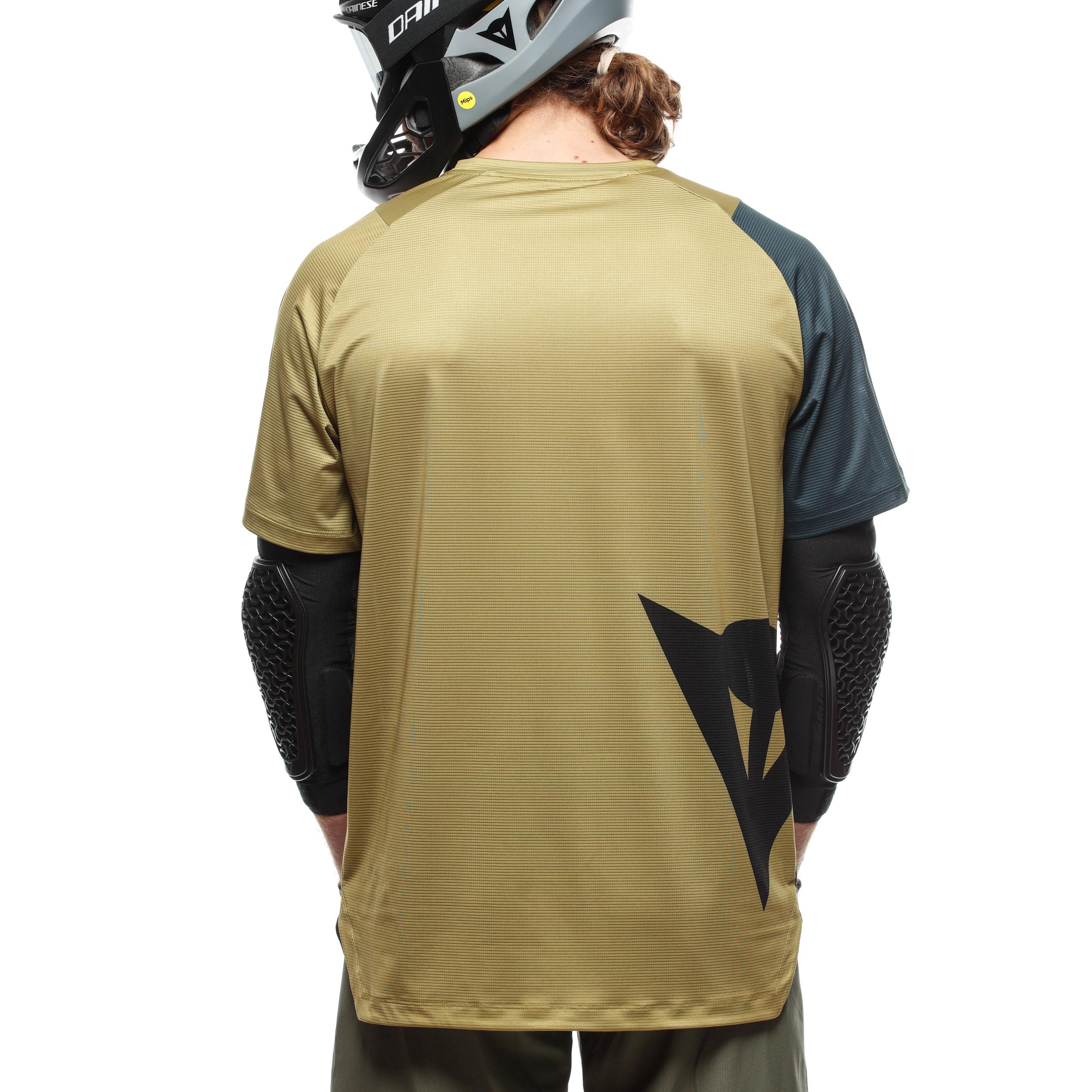 HG AER JERSEY SS - MEN'S SHORT SLEEVE BIKE T-SHIRT - BLUE/AVOCADO OIL/BLACK - 6