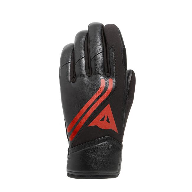 Dainese Men's Black/Red - Essential Slope Ski Gloves - Gloves - Unisex - S