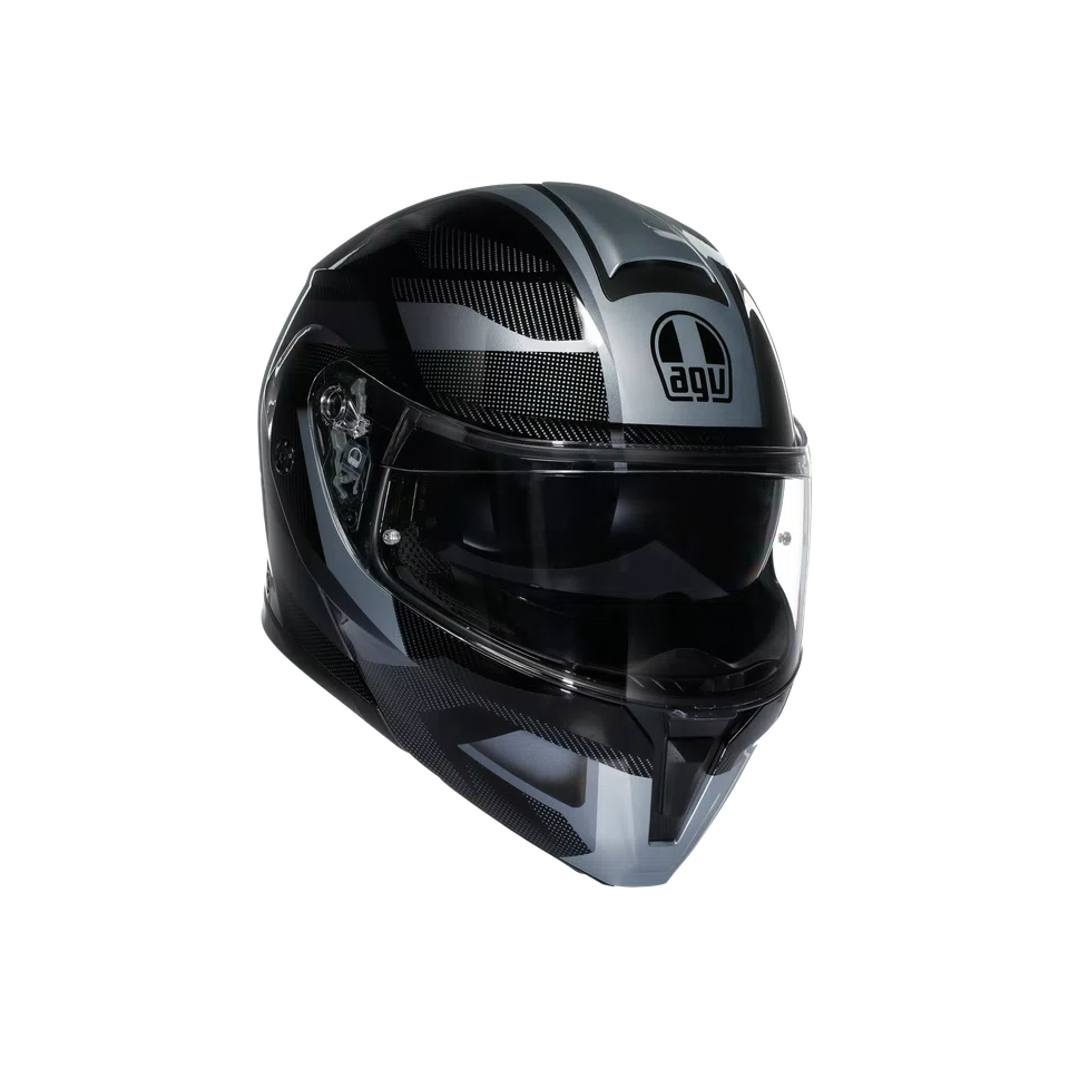 agv helmet carbon modular Streetmodular - Matte Black High resistance thermoplastic AGV SPORTMODULAR - The Sport