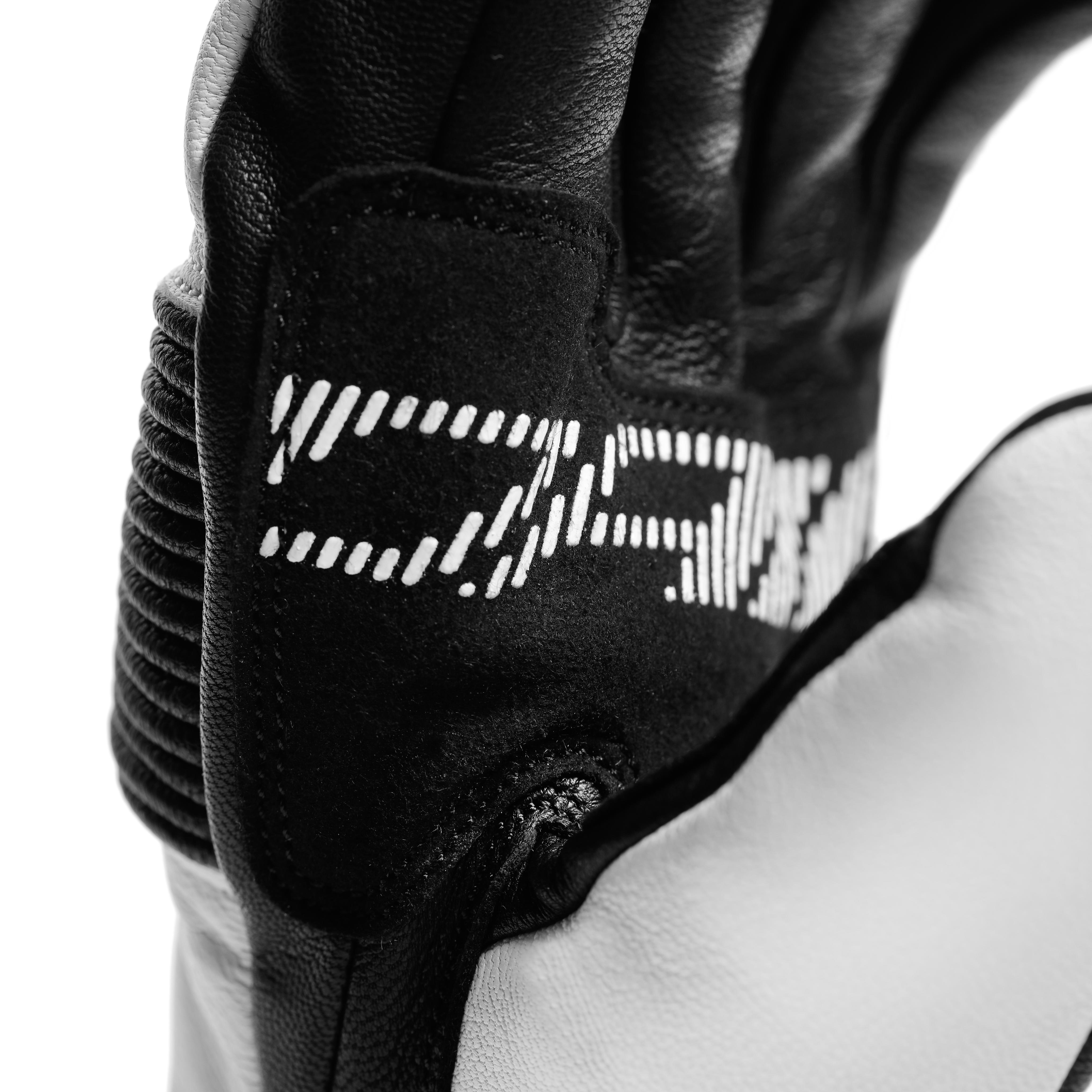 LEATHER GLOVES - GUANTES DE ESQU&Iacute; DE PIEL UNISEX - STRETCH-LIMO/WHITE - 10