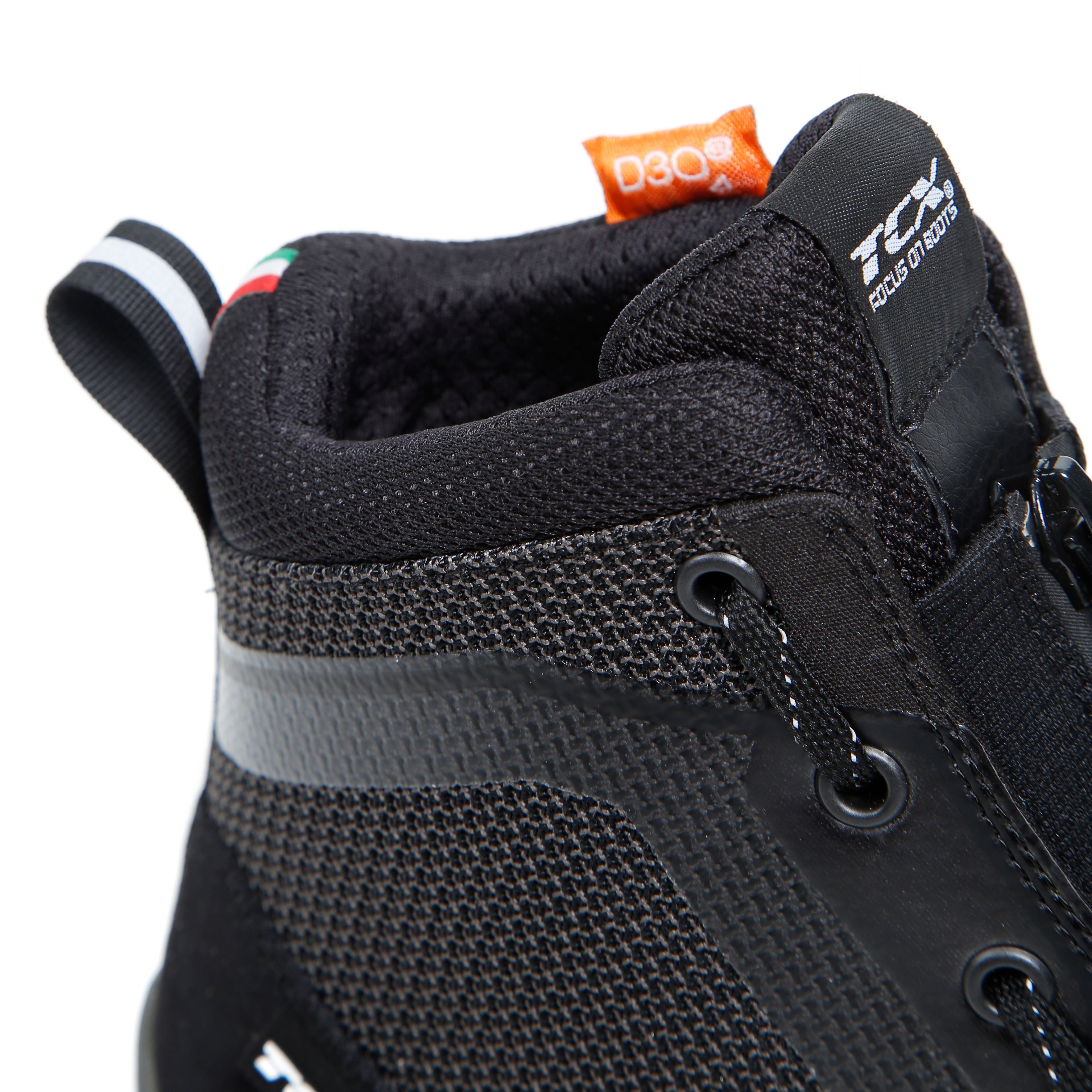 IKASU AIR MEN'S SUMMER MOTORCYCLE SHOES - BLACK -  - 10