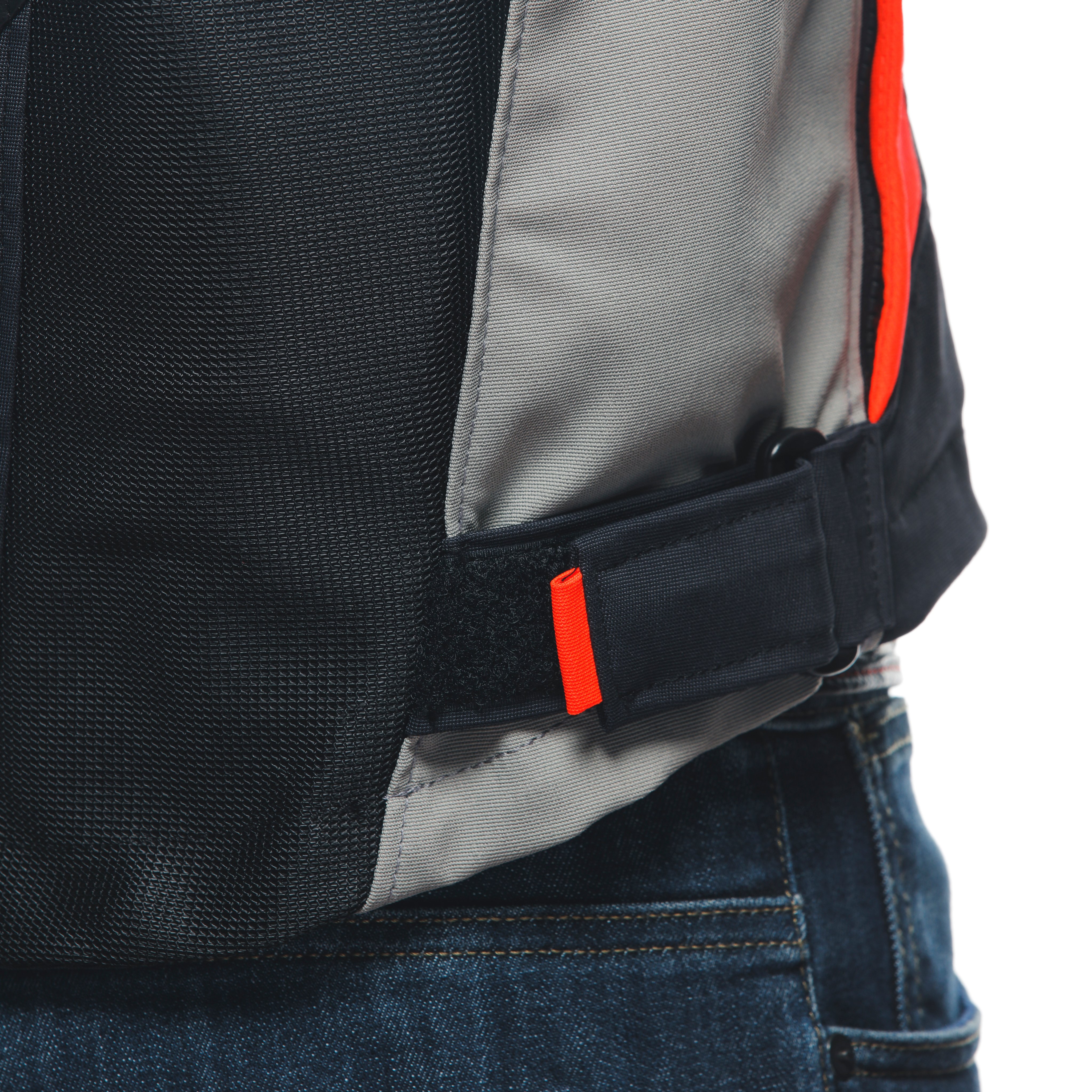 SUPER RIDER 2 ABSOLUTESHELL&trade; JACKET - BLACK/DARK-GULL-GRAY/FLUO-RED - 12