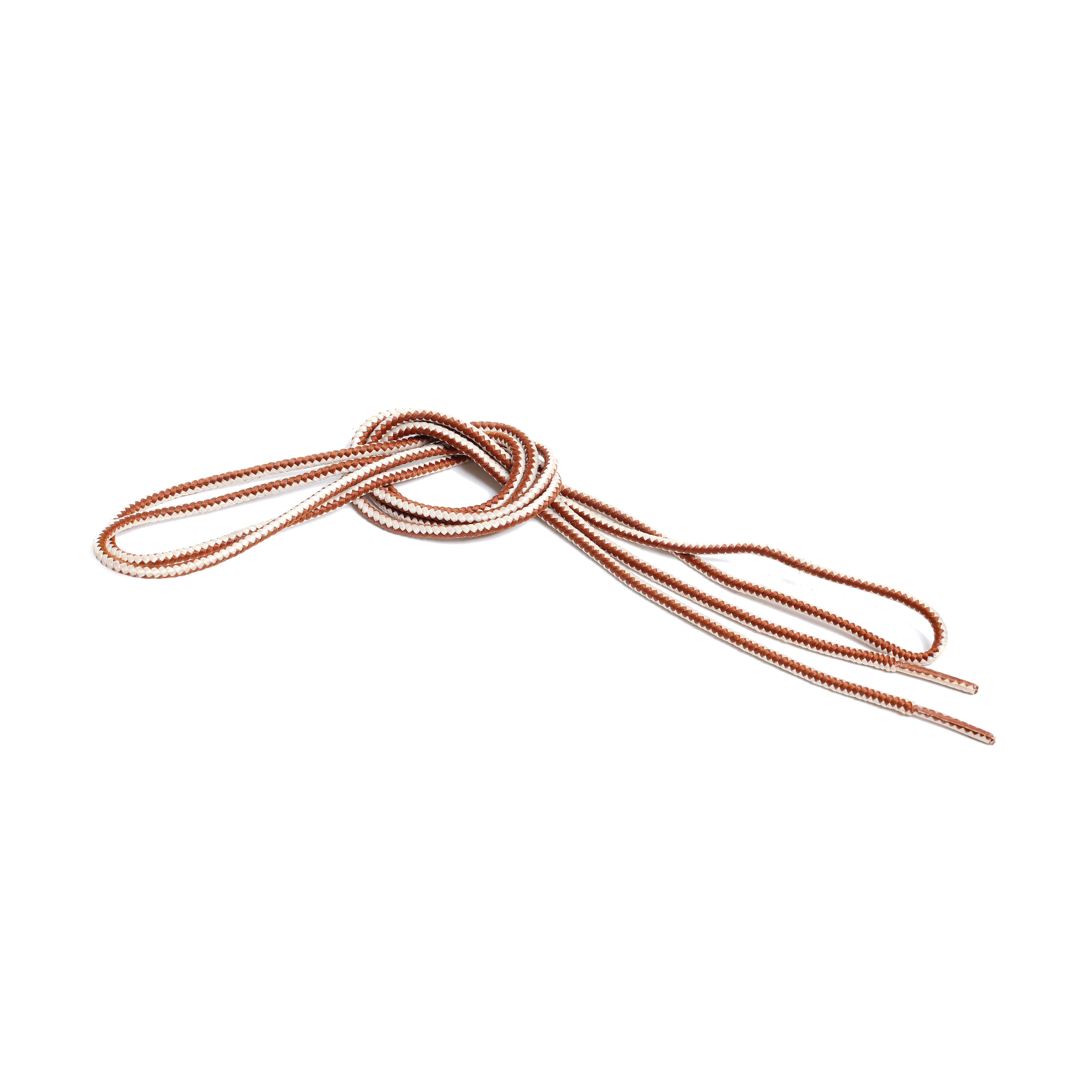 LACET ROND 160 CM POUR ROOK &ndash; MARRON/SABLE -  - 1