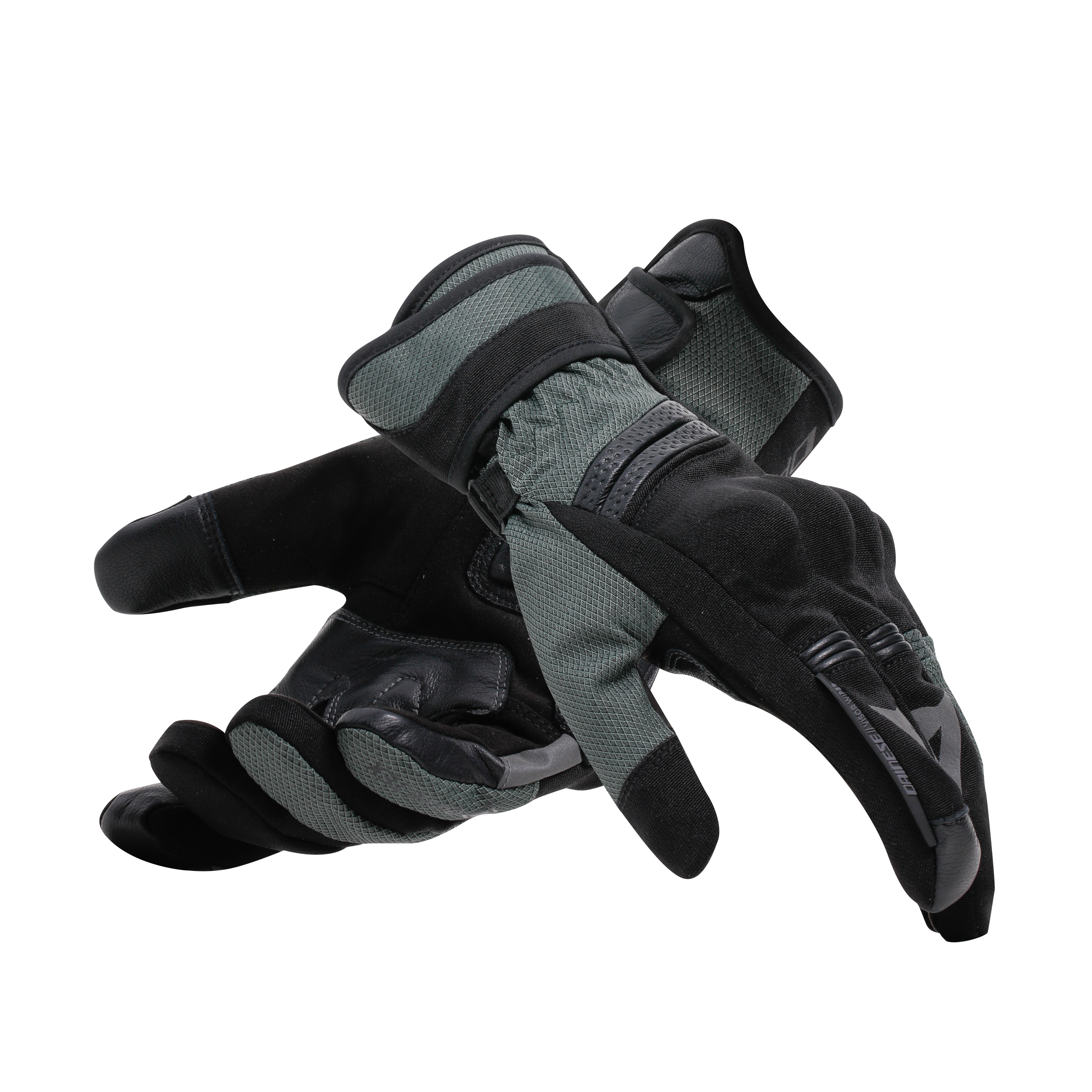 TEYDE GORE-TEX&reg; - WATERPROOF MOTORCYCLE GLOVES - BLACK/ARMY-GREEN - 5