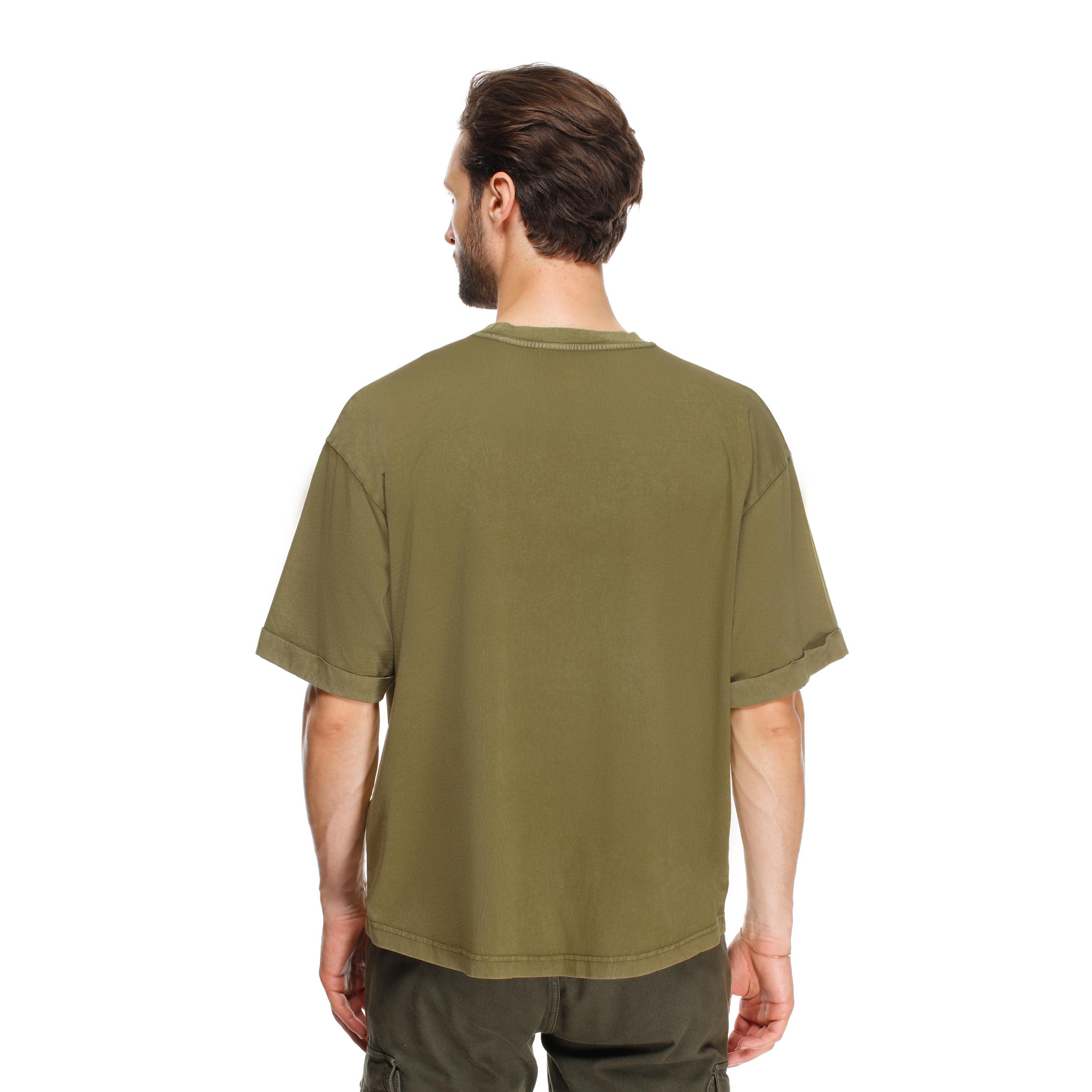 SFUMATA - MEN'S CREWNECK T-SHIRT - OLIVE BRANCH - 4