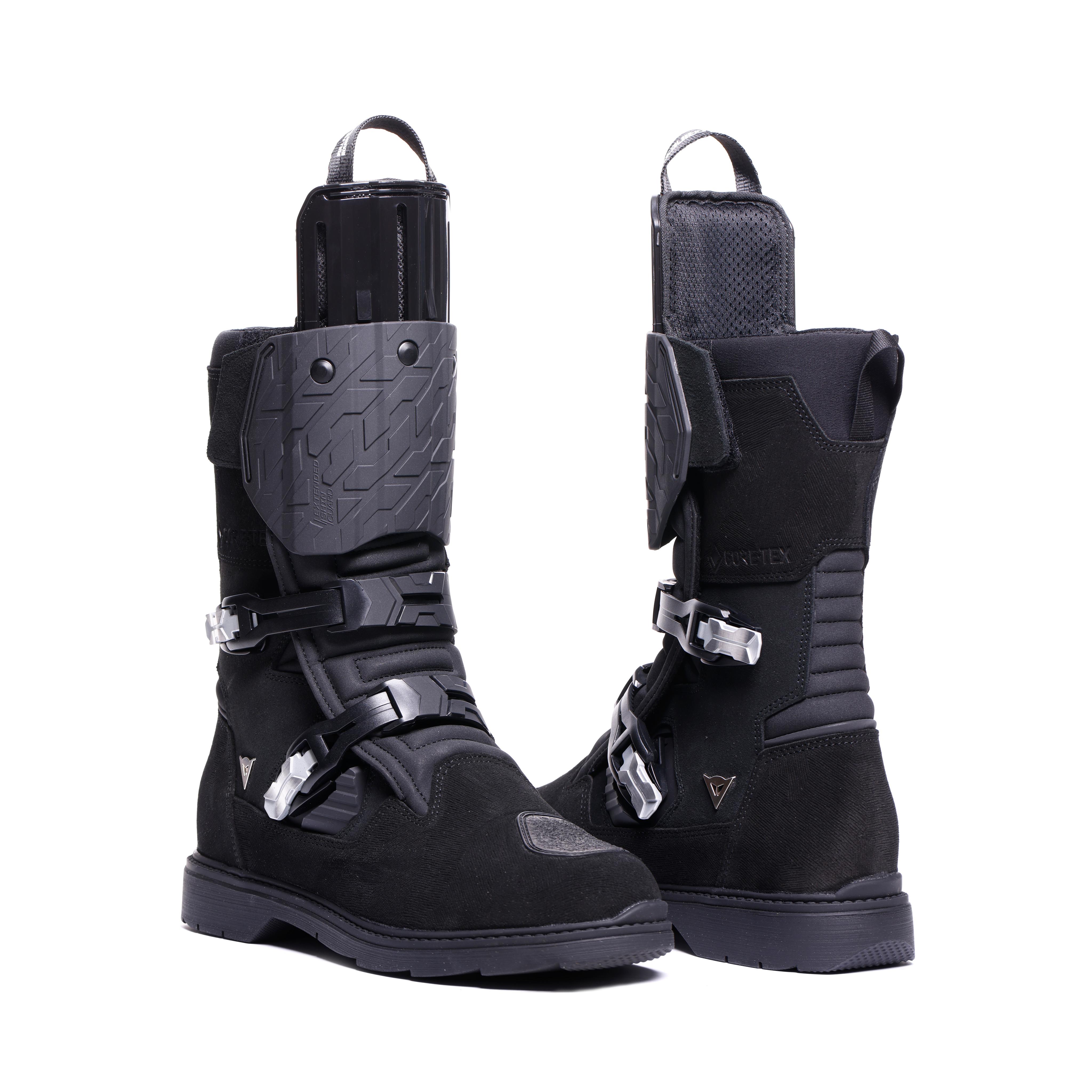 OVERYOND XT GORE-TEX - BOTTES MOTO GORE-TEX 4 SAISONS HOMME - BLACK/BLACK - 9
