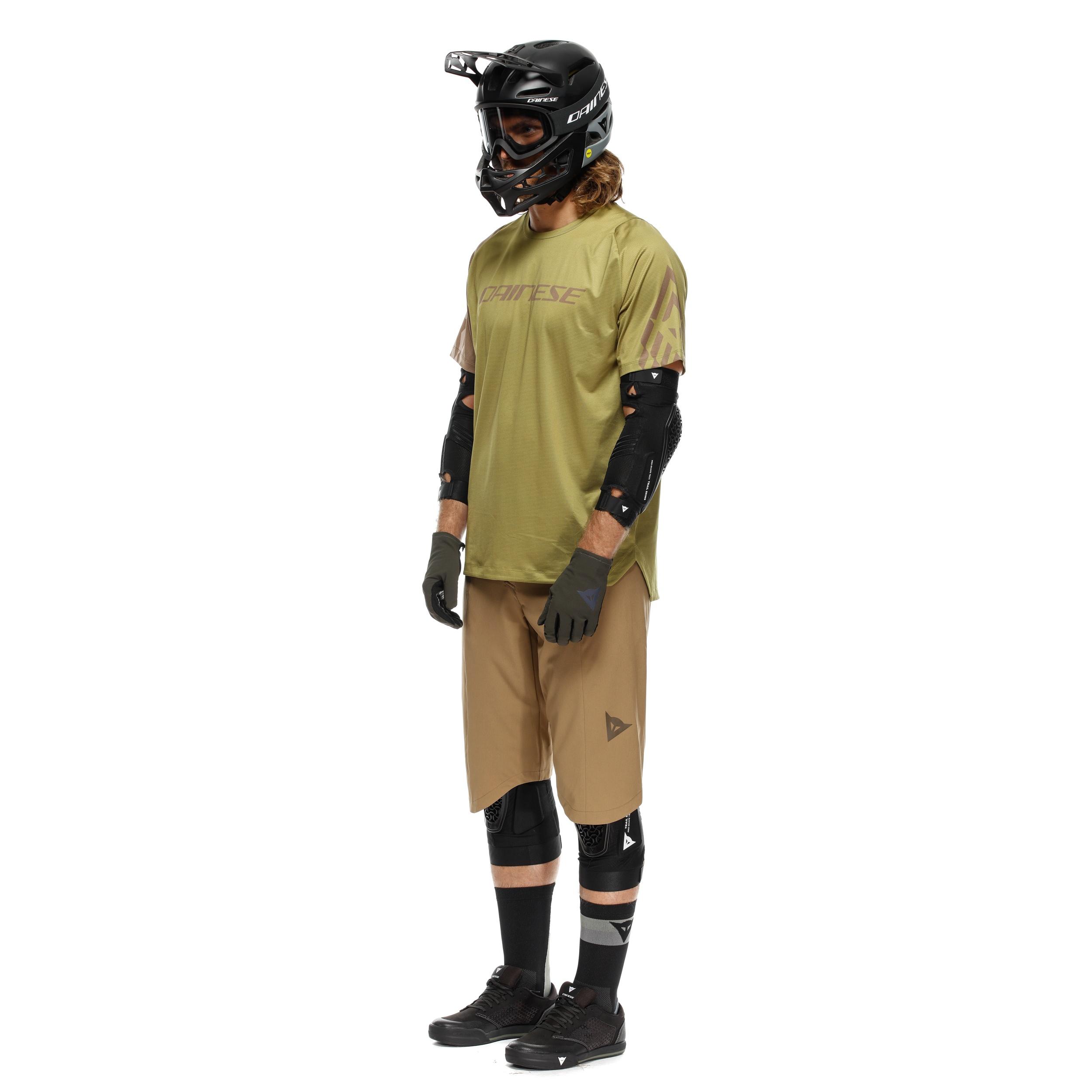 HG AER JERSEY SS - MEN'S SHORT SLEEVE BIKE T-SHIRT - AVOCADO OIL/BROWN/TAUPE - 4