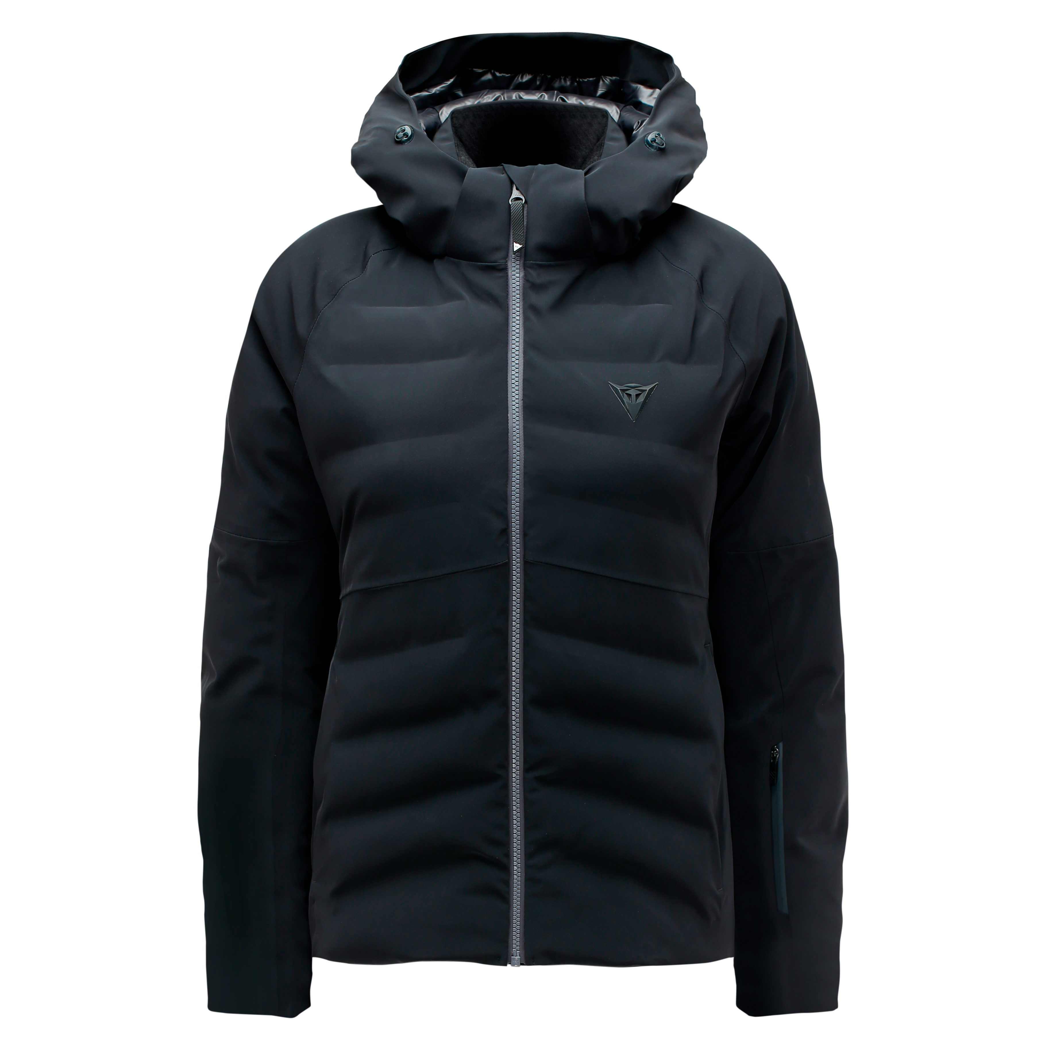 WOMEN'S WATERPROOF SKI DOWN JACKET - BLACK - 1