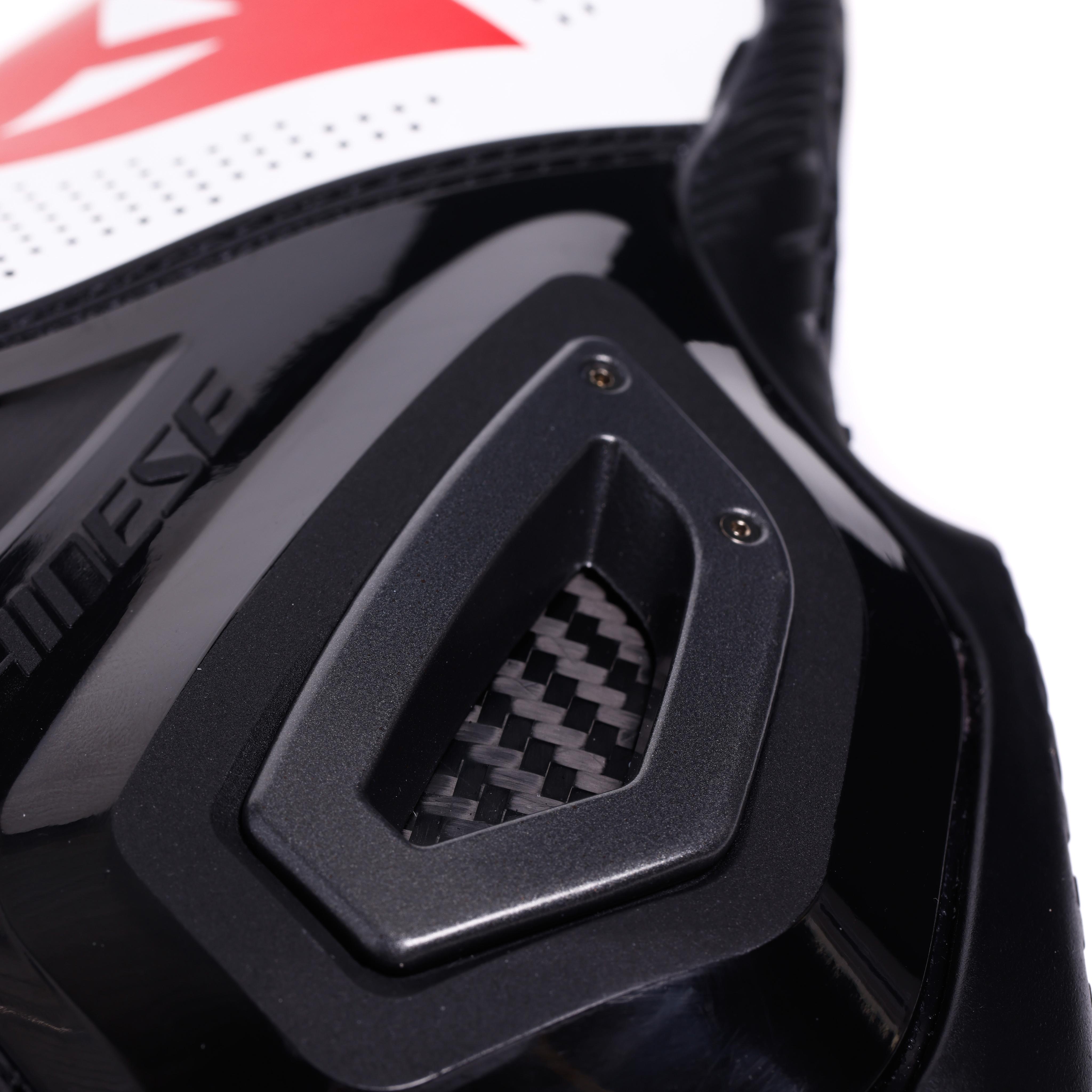 AXIAL 2 AIR - MEN'S MOTORCYCLE RACING SUMMER BOOTS - BLACK/WHITE/LAVA-RED - 5